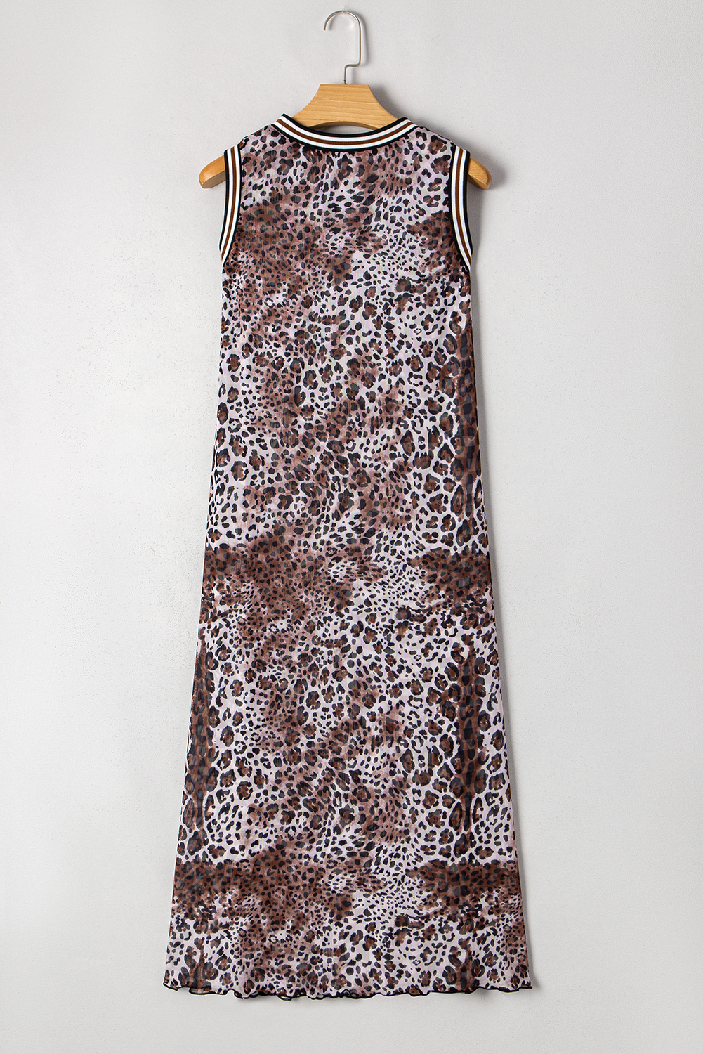 Flowing Ankle-Length Sleeveless Dress - Perfect for Casual and Vacation Wear - Detail View 19 Flowing Ankle-Length Sleeveless Dress - Perfect for Casual and Vacation Wear - Detail View 19