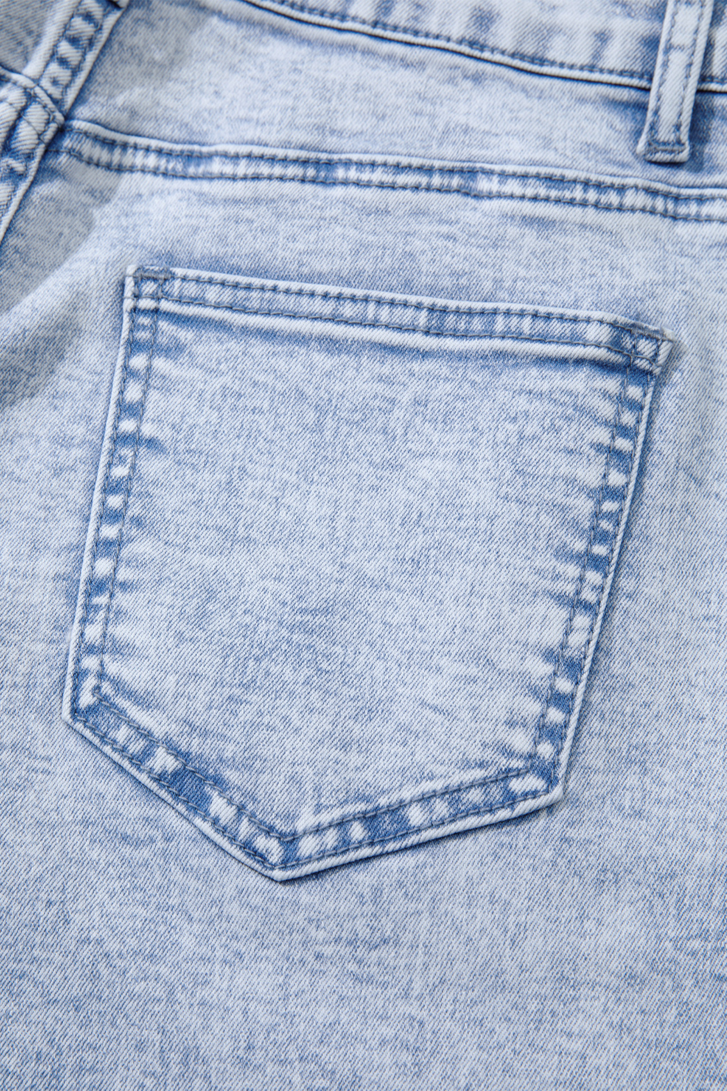 High Waisted Barrel Leg Jeans, Light Blue Denim for Women - Detail View 14 High Waisted Barrel Leg Jeans, Light Blue Denim for Women - Detail View 14