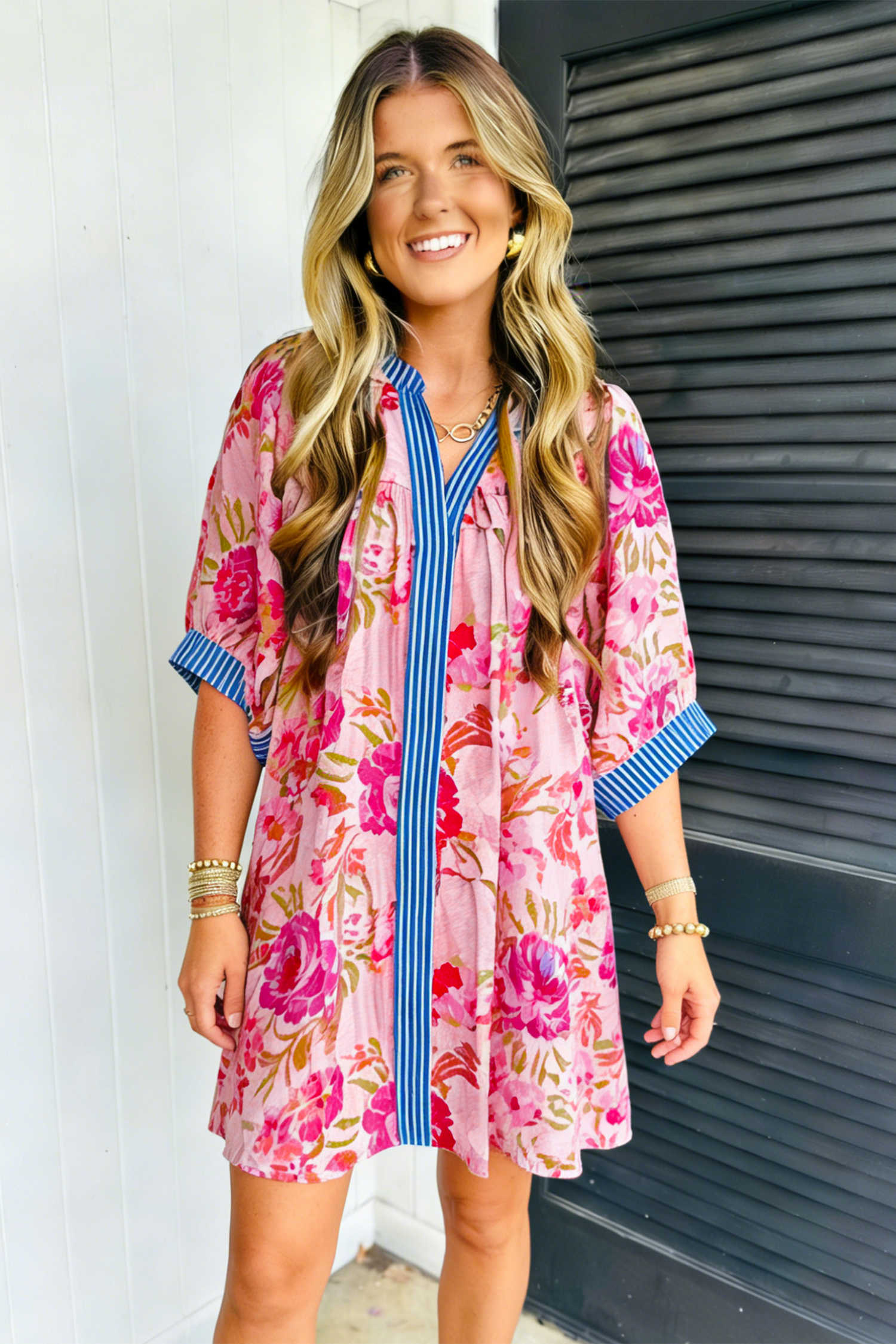 Women's Country Floral Dress – Sweet Summer Gift Idea - Detail View 12 Women's Country Floral Dress – Sweet Summer Gift Idea - Detail View 12