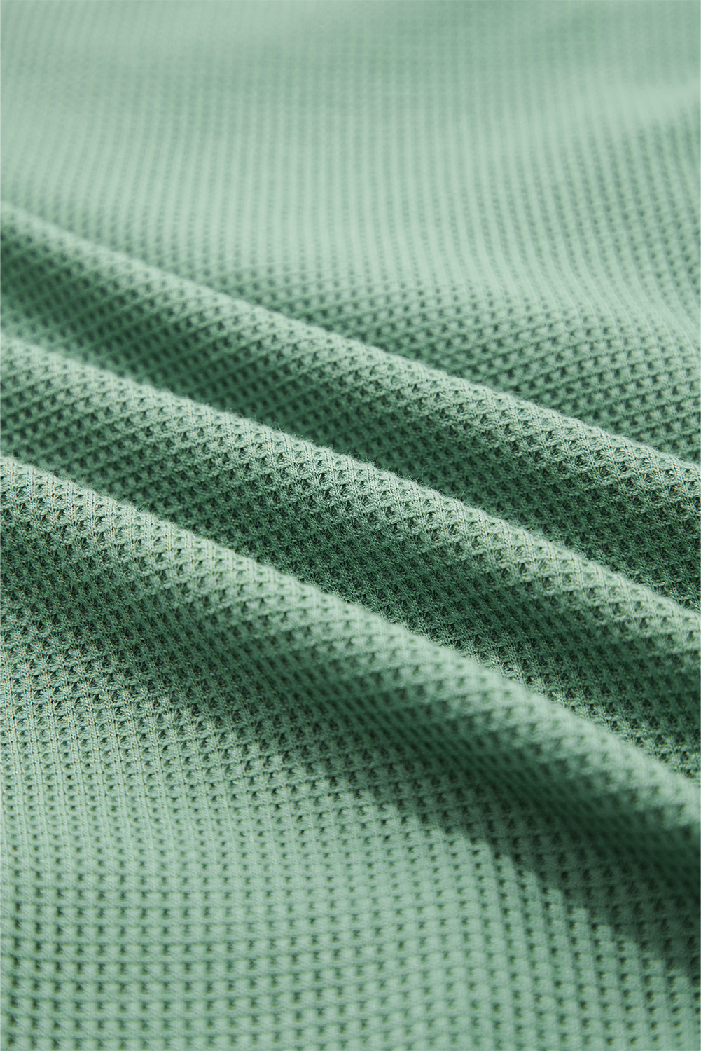 Stylish Grass Green Shift Shirt with Vintage Patchwork Design - Detail View 11 Stylish Grass Green Shift Shirt with Vintage Patchwork Design - Detail View 11
