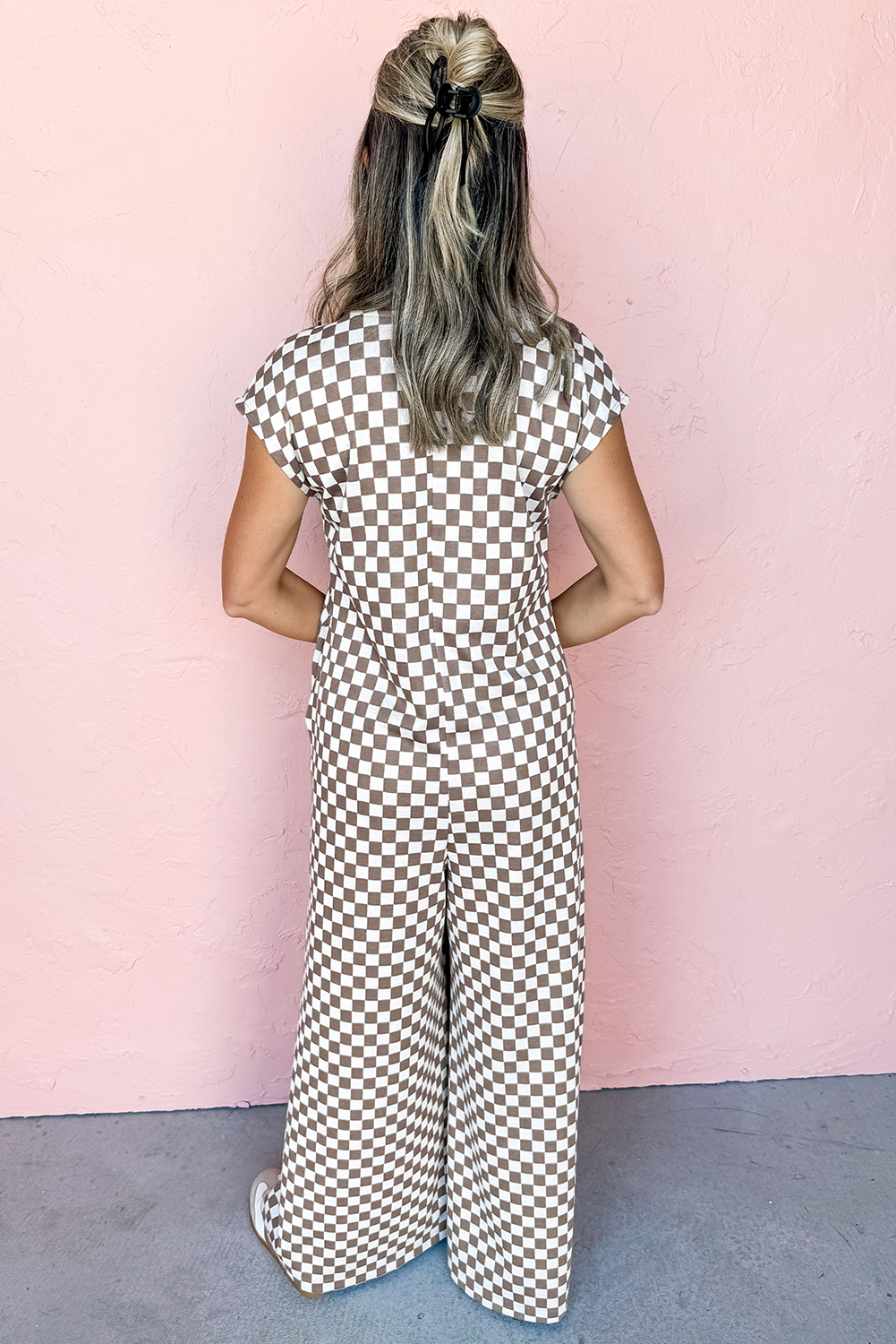 Stylish Wide Leg Jumpsuit with Pockets - Perfect for Daily Wear in Warm Weather - Detail View 11 Stylish Wide Leg Jumpsuit with Pockets - Perfect for Daily Wear in Warm Weather - Detail View 11