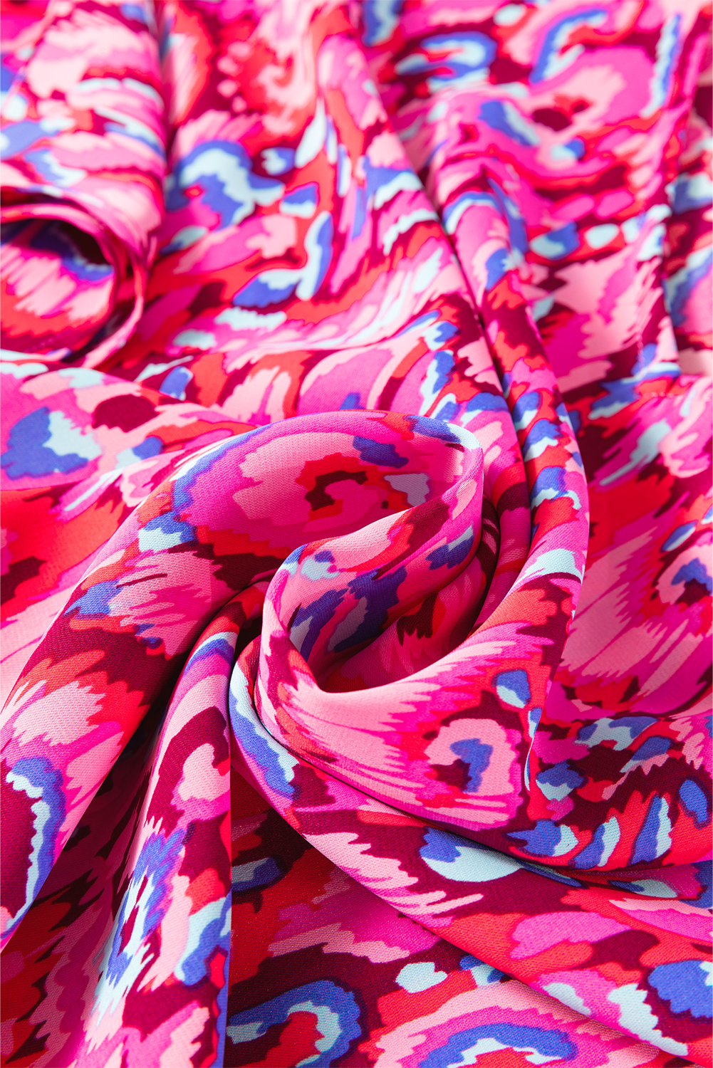 Women's Blouse, Pink Abstract Print, V Neck, Half Sleeve, Loose Fit, Casual Wear, Semi-Formal, Bohemian Style, Comfortable, Summer Fashion, Vacation Outfit, Tops & Shirts - Detail View 8 Women's Blouse, Pink Abstract Print, V Neck, Half Sleeve, Loose Fit, Casual Wear, Semi-Formal, Bohemian Style, Comfortable, Summer Fashion, Vacation Outfit, Tops & Shirts - Detail View 8
