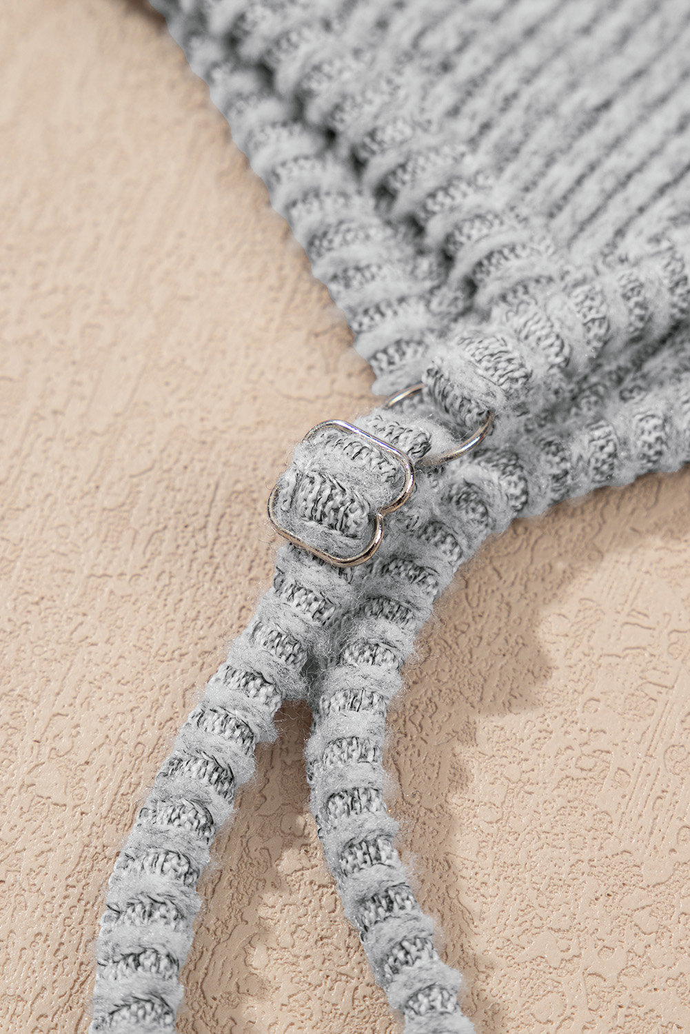 Women's Loungewear, Light Grey Set, Ribbed Fabric, Crop Camisole, Matching Shorts, Cardigan, Casual Style, Home Wear, Summer Outfit, Cozy Fit, Daily Wear, Solid Color, Long Sleeve Cardigan, Comfortable Lounge Set - Detail View 16 Women's Loungewear, Light Grey Set, Ribbed Fabric, Crop Camisole, Matching Shorts, Cardigan, Casual Style, Home Wear, Summer Outfit, Cozy Fit, Daily Wear, Solid Color, Long Sleeve Cardigan, Comfortable Lounge Set - Detail View 16