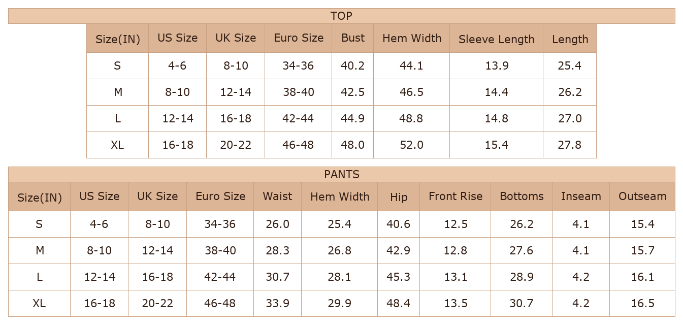 Women's Mallard Print Short Two Piece Set – Beige Viscose Shirt and High Waist Shorts - Size Chart & Details Women's Mallard Print Short Two Piece Set – Beige Viscose Shirt and High Waist Shorts - Size Chart & Details