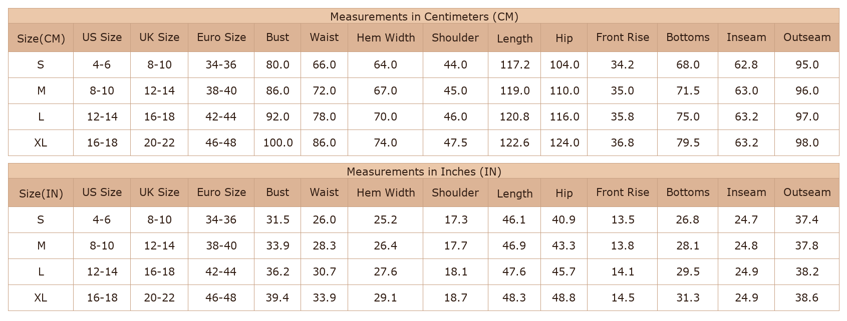 Women's Boho Wide Leg Jumpsuit – Casual Summer Romper - Size Chart & Details Women's Boho Wide Leg Jumpsuit – Casual Summer Romper - Size Chart & Details