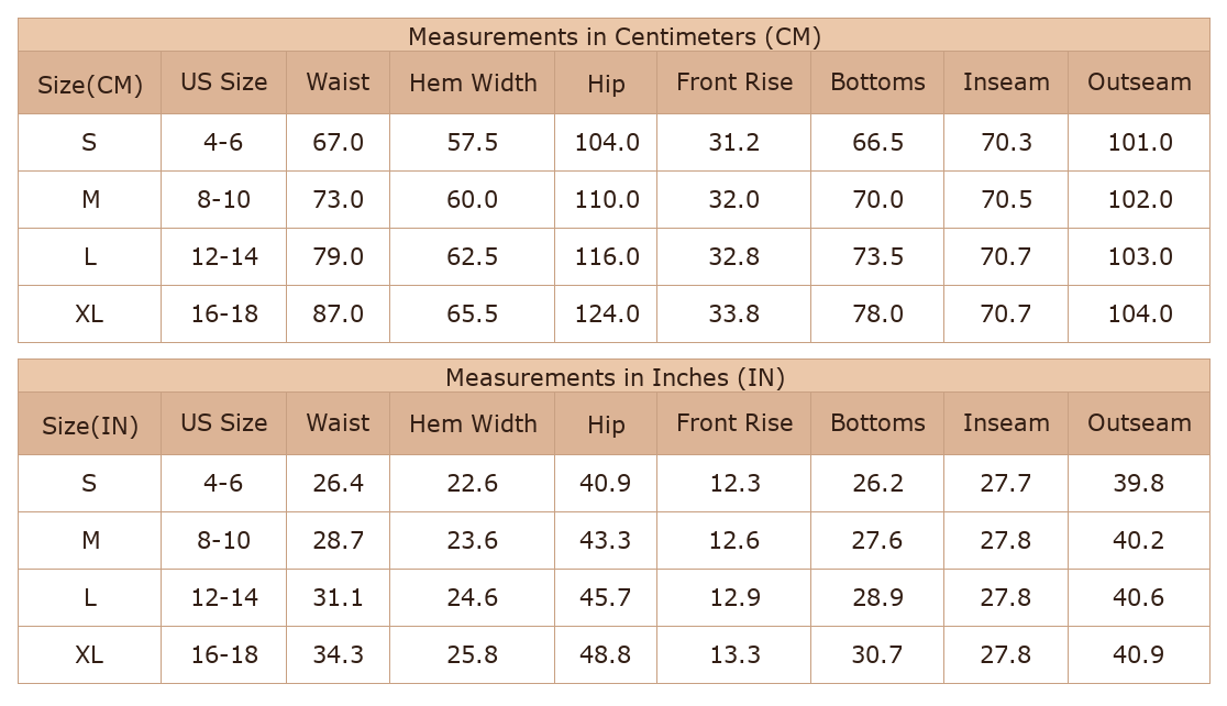 Women's Dark Brown Leopard Print High Waist Corduroy Wide Leg Pants - Size Chart & Details Women's Dark Brown Leopard Print High Waist Corduroy Wide Leg Pants - Size Chart & Details