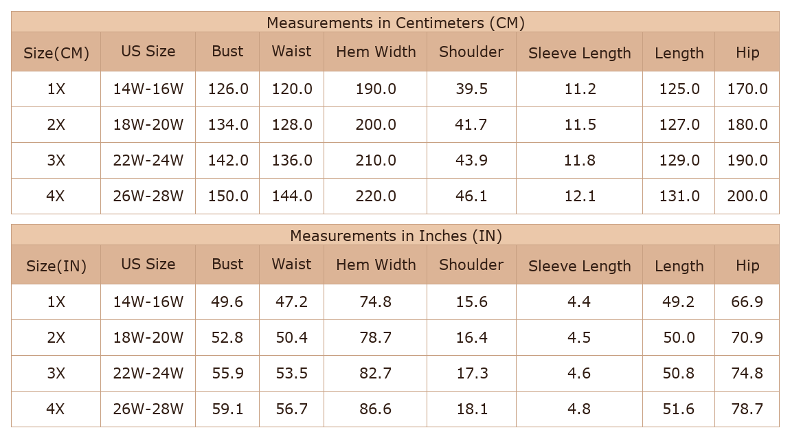 Women's Plus Size Brown Stripe Maxi Dress – Casual V Neck Tiered Flutter Sleeve Shift Dress - Size Chart & Details Women's Plus Size Brown Stripe Maxi Dress – Casual V Neck Tiered Flutter Sleeve Shift Dress - Size Chart & Details