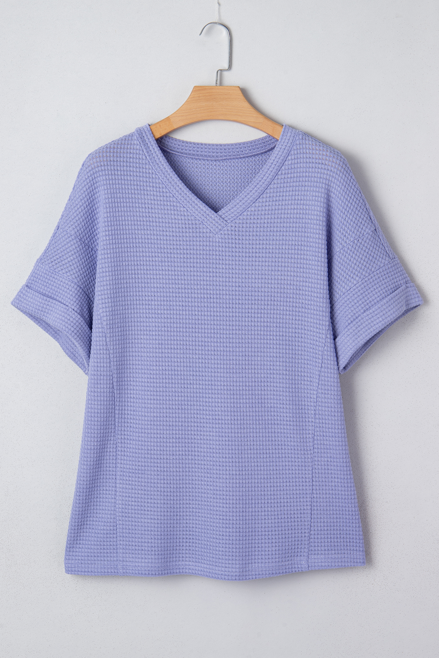 Casual Women's Wisteria V Neck Knit Top – Perfect for Summer Outings - Detail View 6 Casual Women's Wisteria V Neck Knit Top – Perfect for Summer Outings - Detail View 6