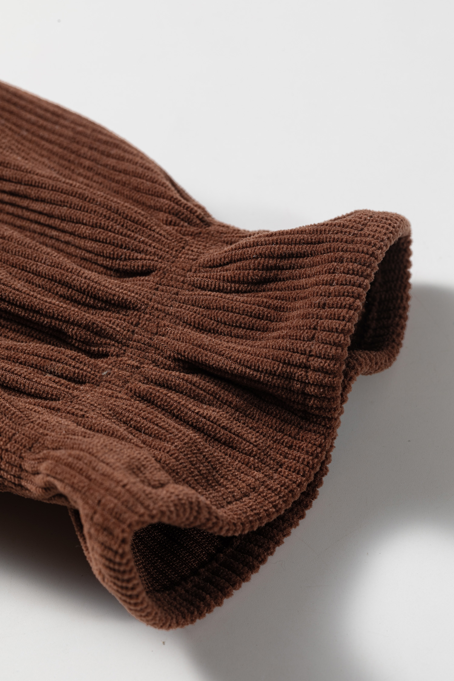 Women's Corduroy V-Neck Blouse – Long Sleeve Ruffle Trim Shirt - Detail View 10 Women's Corduroy V-Neck Blouse – Long Sleeve Ruffle Trim Shirt - Detail View 10