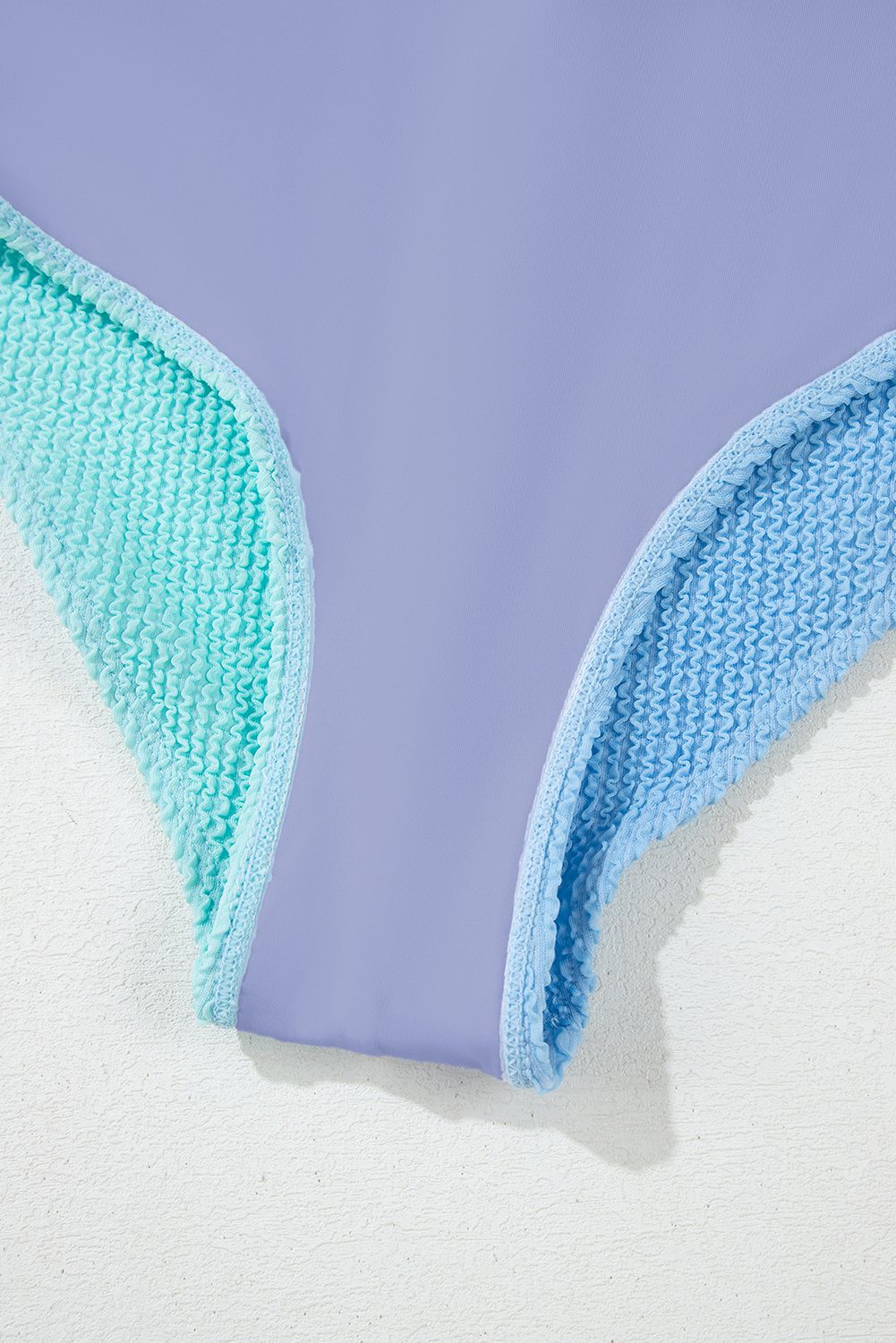 Women's Sky Blue Colorblock Square Neck Bikini for Summer Beach Days - Detail View 25 Women's Sky Blue Colorblock Square Neck Bikini for Summer Beach Days - Detail View 25