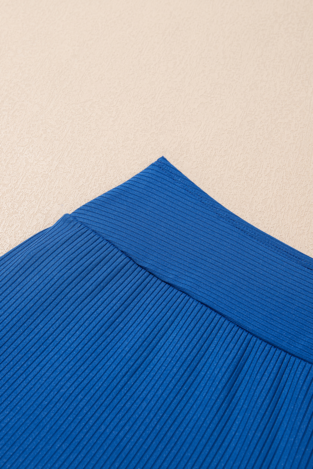 Elegant Sky Blue Ribbed Knit Swimsuit Set – Perfect 2-Piece for Beach and Poolside Relaxation - Detail View 12 Elegant Sky Blue Ribbed Knit Swimsuit Set – Perfect 2-Piece for Beach and Poolside Relaxation - Detail View 12