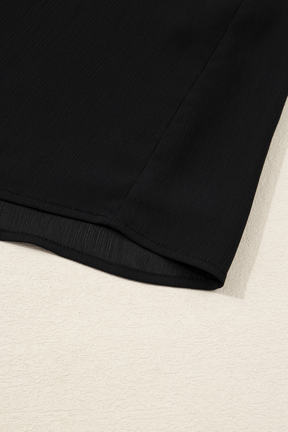 Women's Plus Size Black Sheer Shirt – Balloon Sleeve Chiffon for Fall Outings - Detail View 15 Women's Plus Size Black Sheer Shirt – Balloon Sleeve Chiffon for Fall Outings - Detail View 15