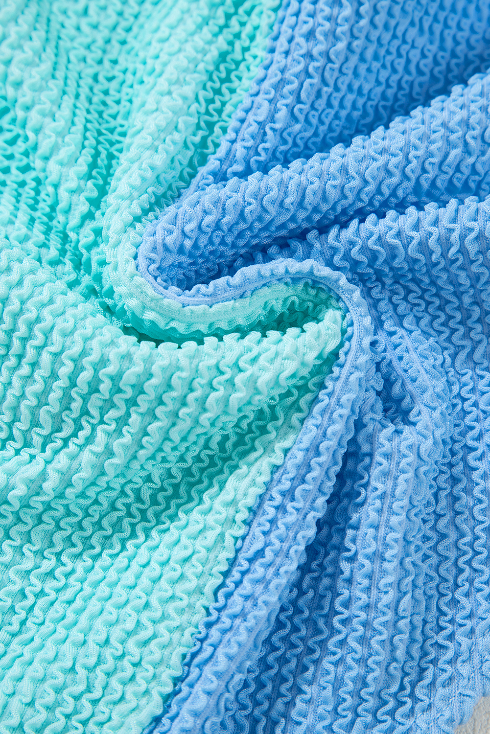 Women's Padded Wire-Free Sky Blue Bikini – Colorblock Design for Active Summer Outings - Detail View 42 Women's Padded Wire-Free Sky Blue Bikini – Colorblock Design for Active Summer Outings - Detail View 42