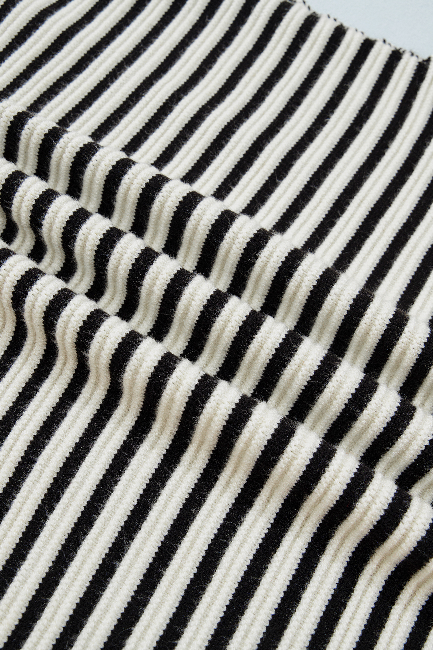 Soft Striped Crewneck Pullover, Relaxed Drop Shoulder Top - Detail View 11 Soft Striped Crewneck Pullover, Relaxed Drop Shoulder Top - Detail View 11