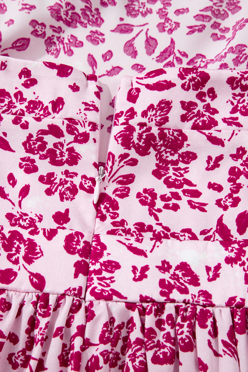 Stylish Women's Sleeveless A-Line Maxi Dress in Pink - Perfect for Vacations and Weddings - Detail View 11 Stylish Women's Sleeveless A-Line Maxi Dress in Pink - Perfect for Vacations and Weddings - Detail View 11