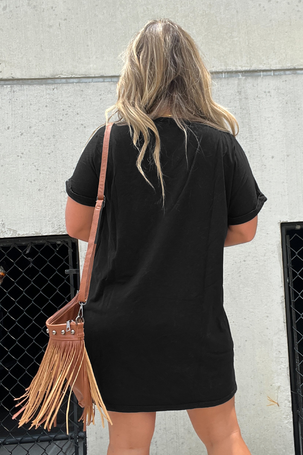 Women's Nashville Guitar T Shirt Dress, Casual Mini Shift - Detail View 13 Women's Nashville Guitar T Shirt Dress, Casual Mini Shift - Detail View 13