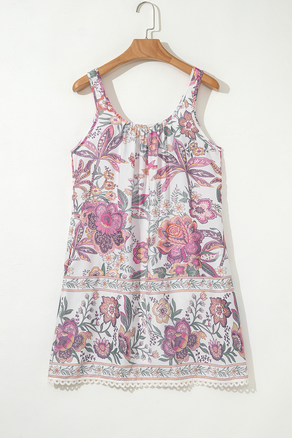 Chic and Trendy Multicolor Floral Dress - Perfect for Summer Vacations - Detail View 7 Chic and Trendy Multicolor Floral Dress - Perfect for Summer Vacations - Detail View 7