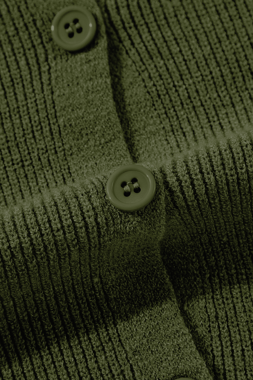 Casual Long Sleeve Cardigan in Moss Green - Perfect for Fall & Autumn - Detail View 14 Casual Long Sleeve Cardigan in Moss Green - Perfect for Fall & Autumn - Detail View 14