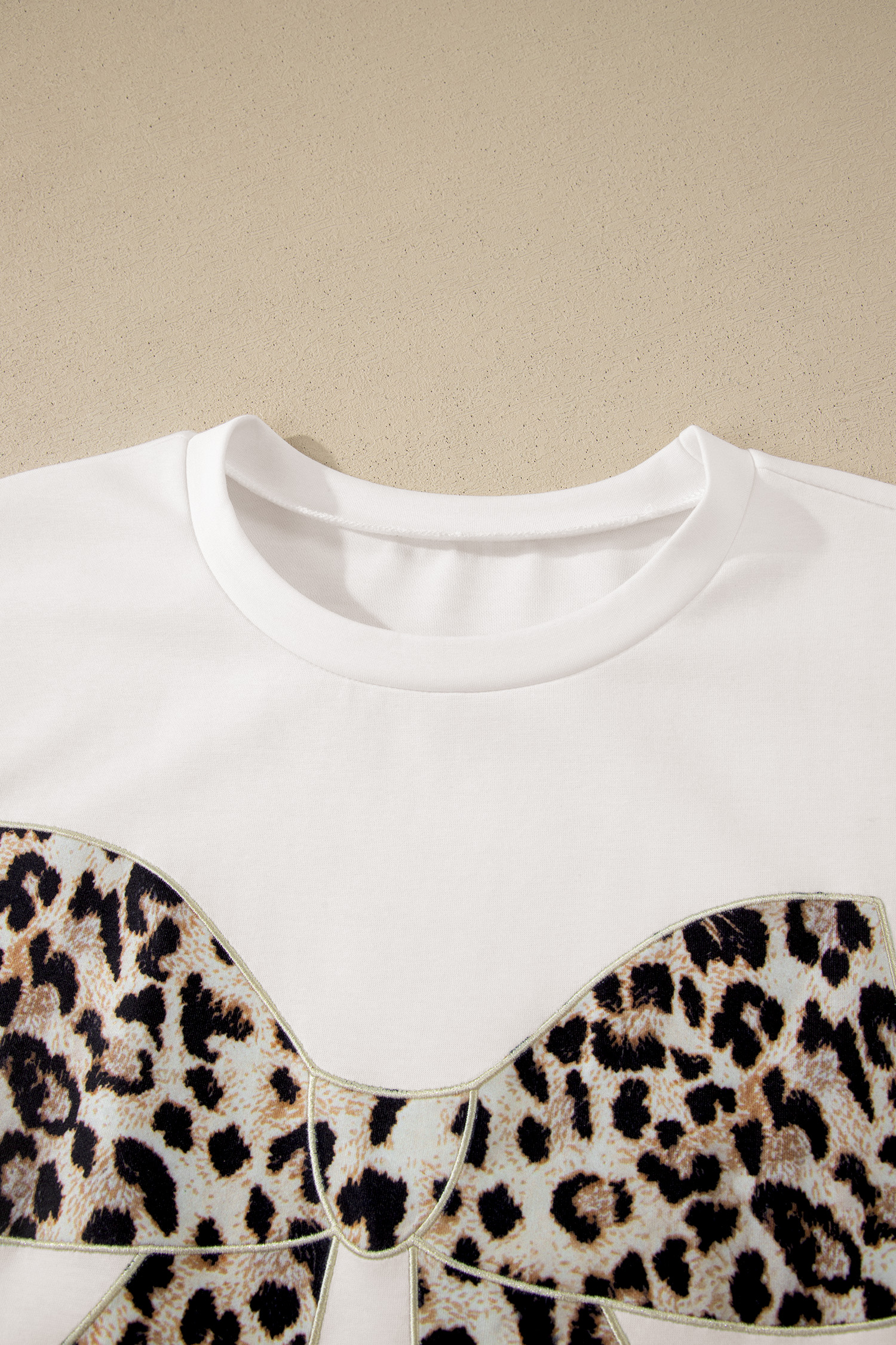 Chic White Leopard Print Bow Maxi Dress for Women – High Waist Summer Shift Dress with Side Split - Detail View 11 Chic White Leopard Print Bow Maxi Dress for Women – High Waist Summer Shift Dress with Side Split - Detail View 11