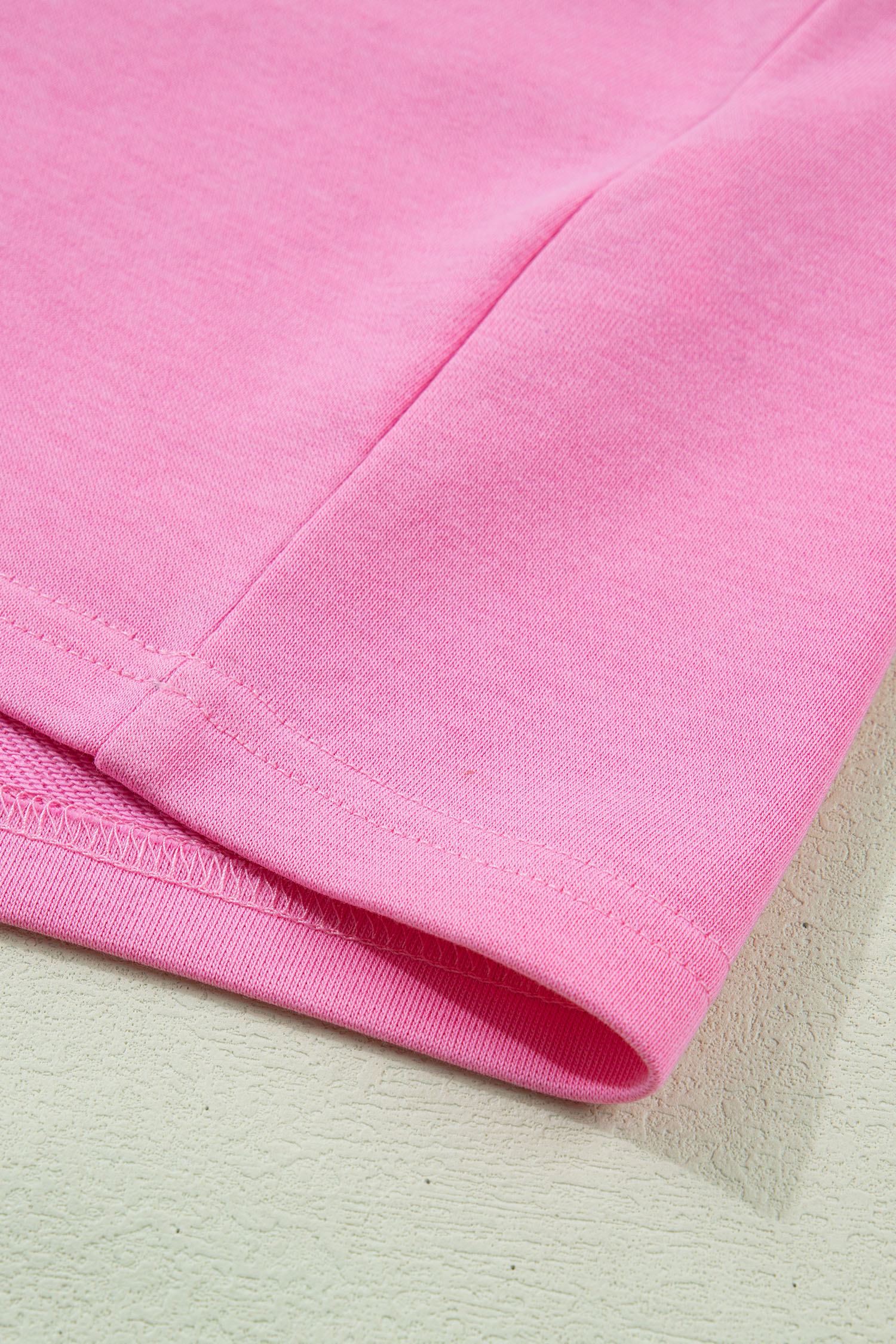Casual Pink Striped Short Sleeve Shirt for Women – Breathable Cotton Blend Summer Blouse - Detail View 8 Casual Pink Striped Short Sleeve Shirt for Women – Breathable Cotton Blend Summer Blouse - Detail View 8