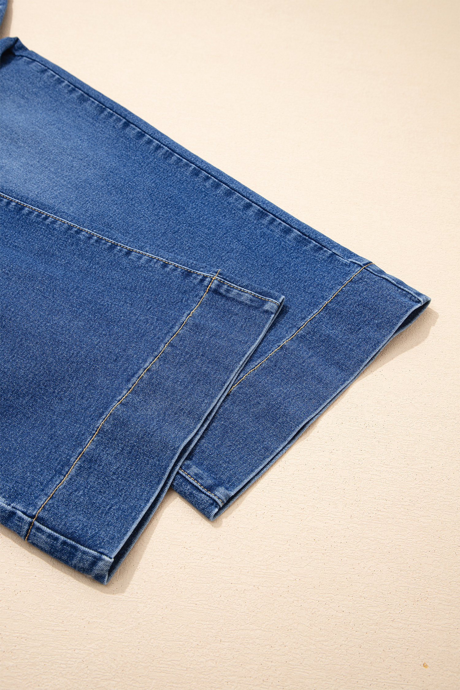 Stylish Dark Blue Acid Wash Plus Size Jeans – Lace-up Detail for Trendy Casual Outfits - Detail View 11 Stylish Dark Blue Acid Wash Plus Size Jeans – Lace-up Detail for Trendy Casual Outfits - Detail View 11
