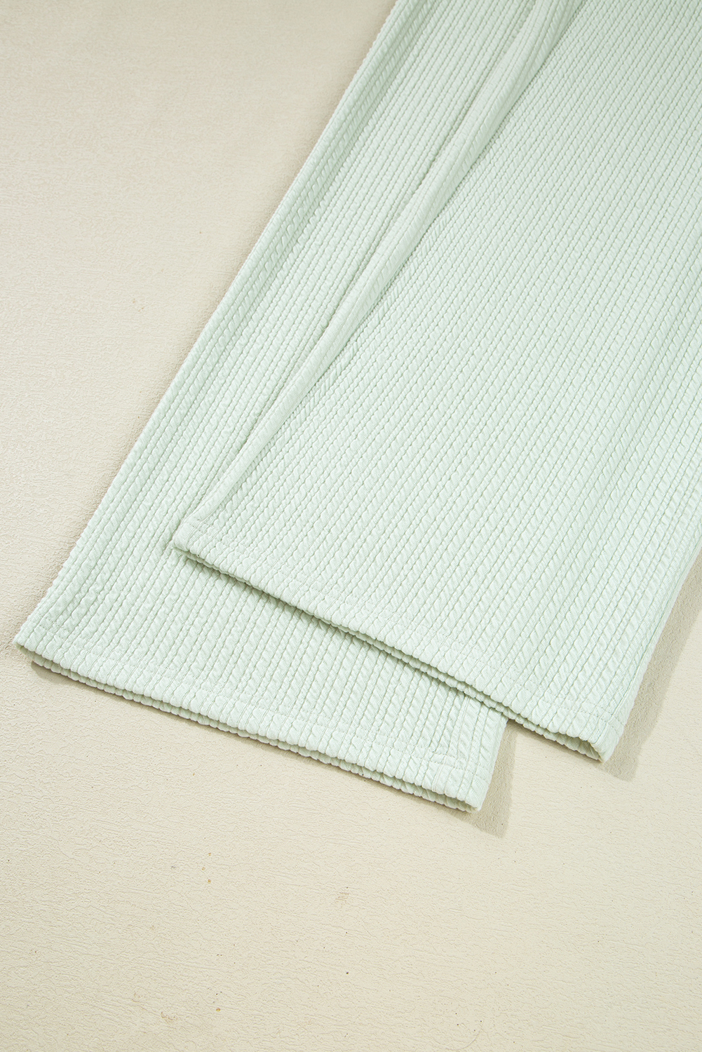Versatile Solid Color Outfit: Clearly Aqua Top and Bottom Set for Beach, Vacation, and Everyday Style - Detail View 15 Versatile Solid Color Outfit: Clearly Aqua Top and Bottom Set for Beach, Vacation, and Everyday Style - Detail View 15