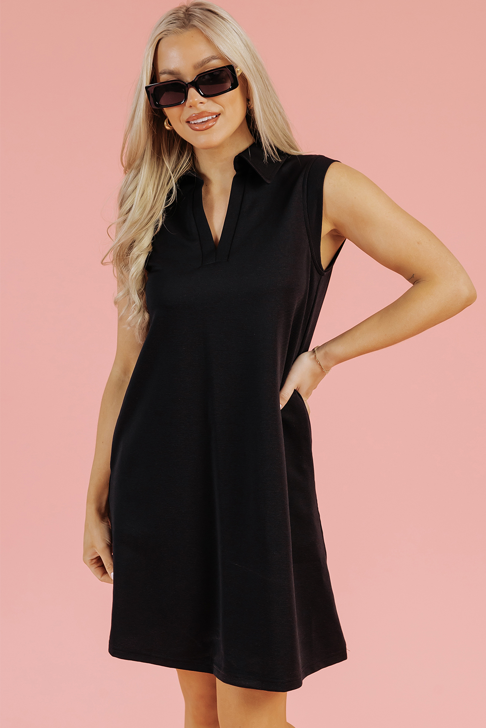 Versatile Sleeveless Mini Dress for Casual Outings and Special Events - Detail View 11 Versatile Sleeveless Mini Dress for Casual Outings and Special Events - Detail View 11