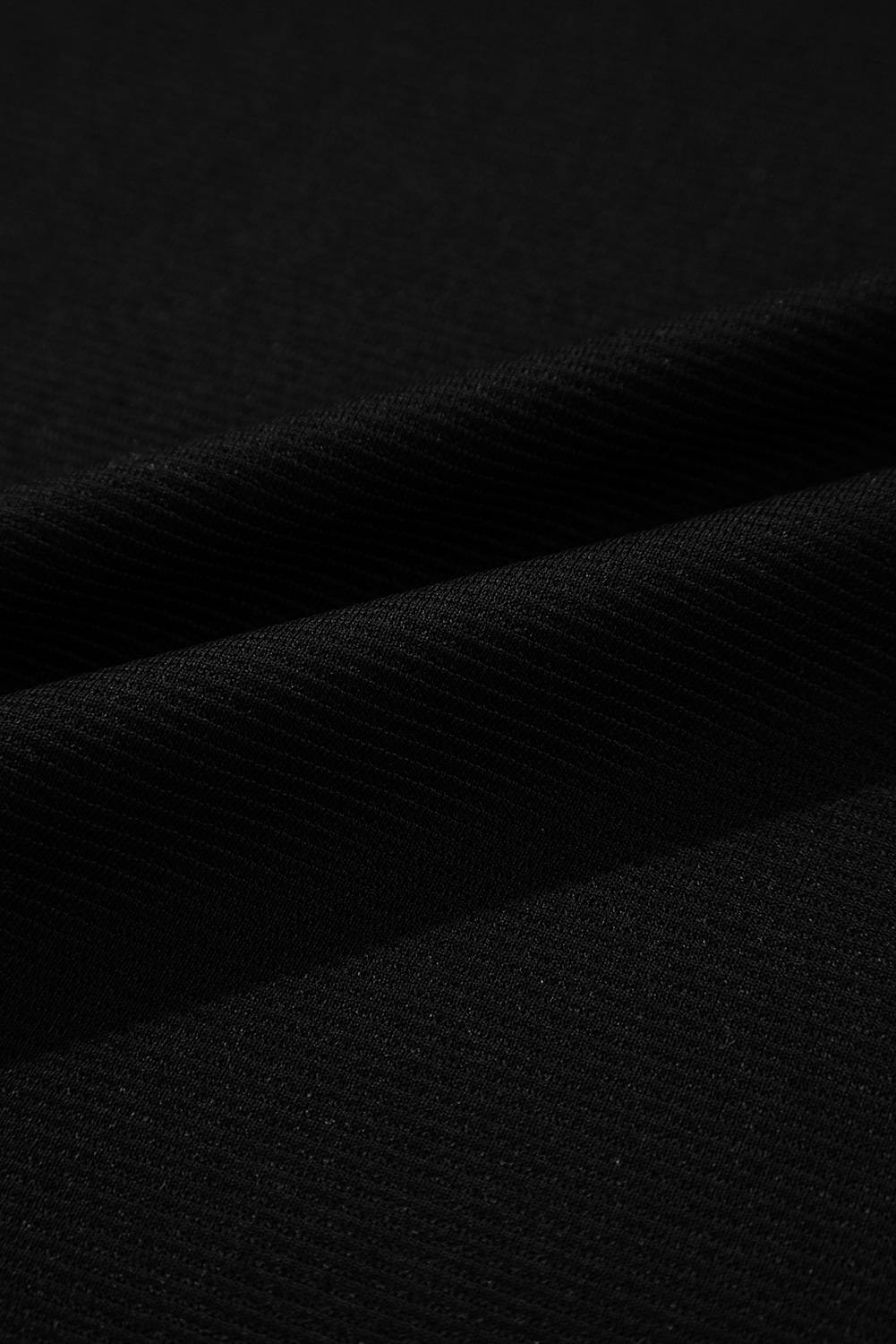 Women's Black Solid Color Collared V Neck Sleeveless Mini Dress - Detail View 17 Women's Black Solid Color Collared V Neck Sleeveless Mini Dress - Detail View 17