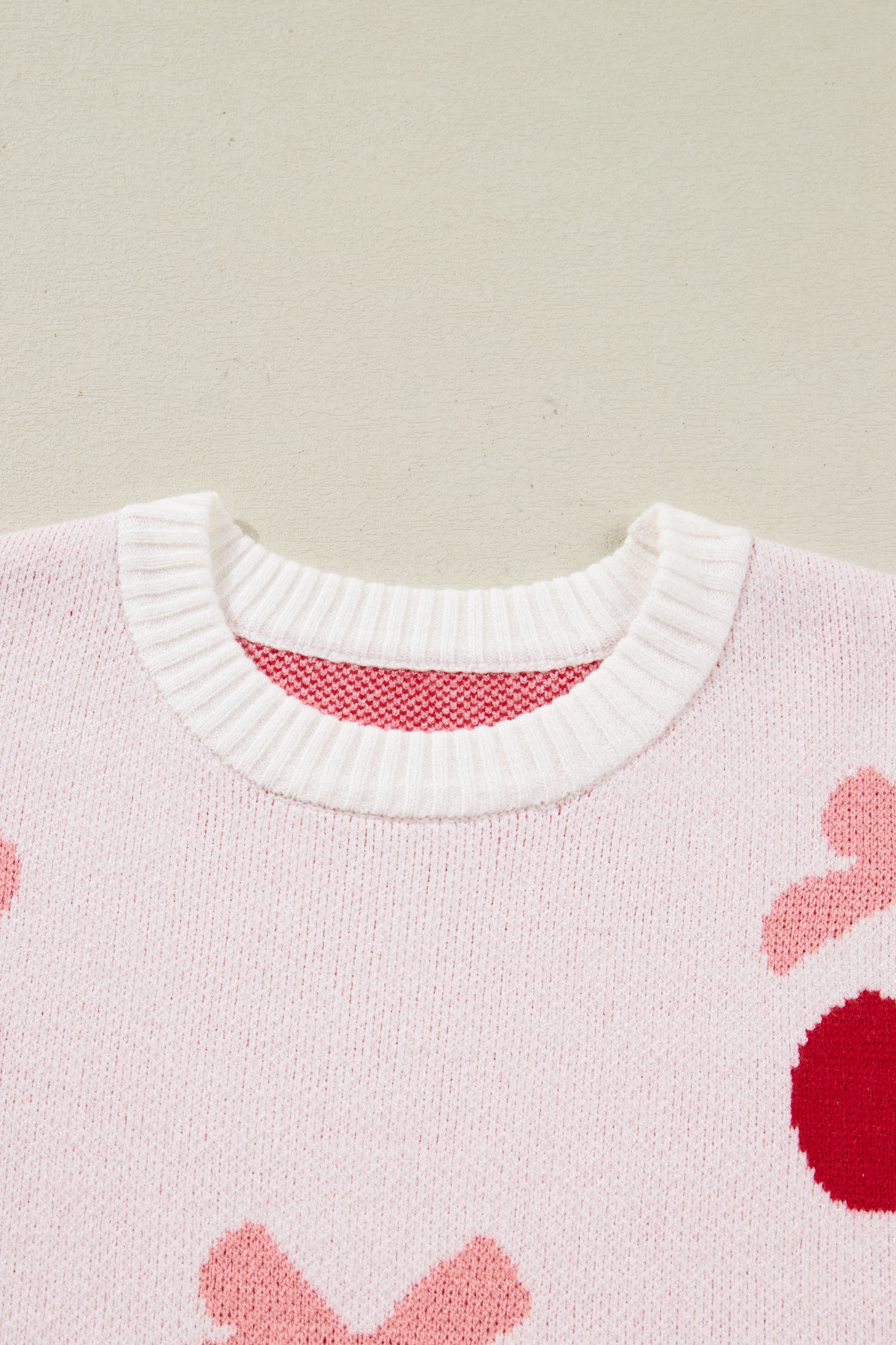 Women's Solid White Shift Sweater for Fall – Relaxed Southern Belle Style - Detail View 5 Women's Solid White Shift Sweater for Fall – Relaxed Southern Belle Style - Detail View 5