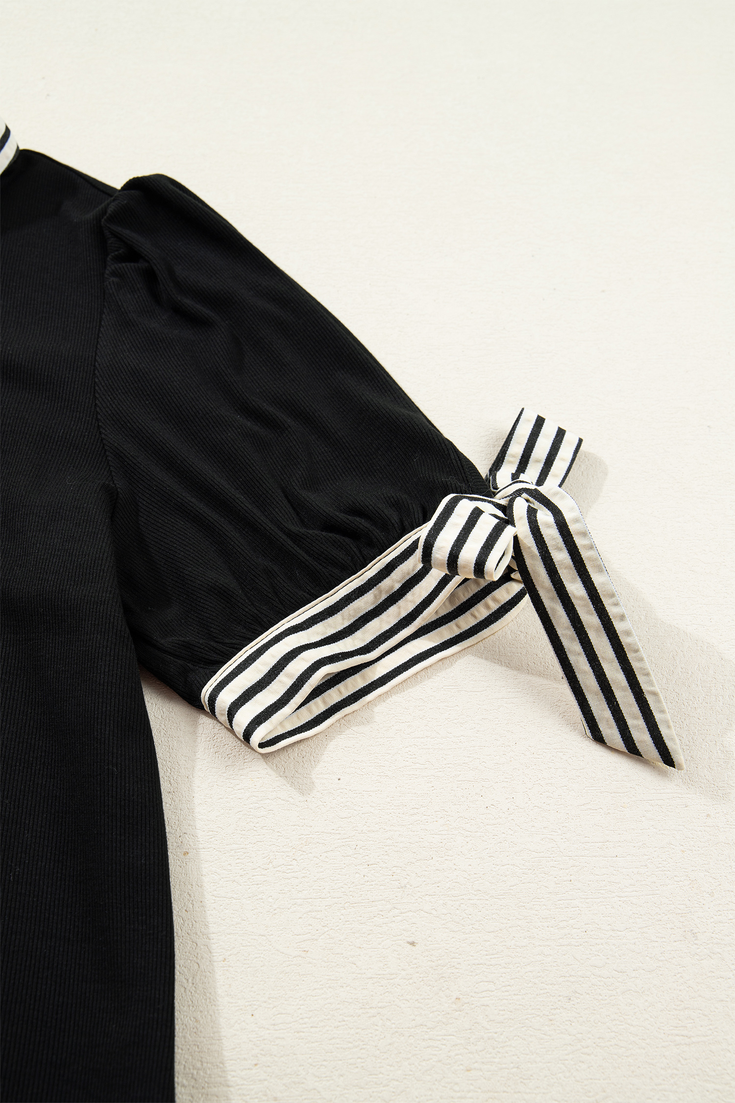 Stylish Black Stripe Detail Shift Dress – Short Sleeve Casual Dress for Southern Belle Vibes - Detail View 9 Stylish Black Stripe Detail Shift Dress – Short Sleeve Casual Dress for Southern Belle Vibes - Detail View 9