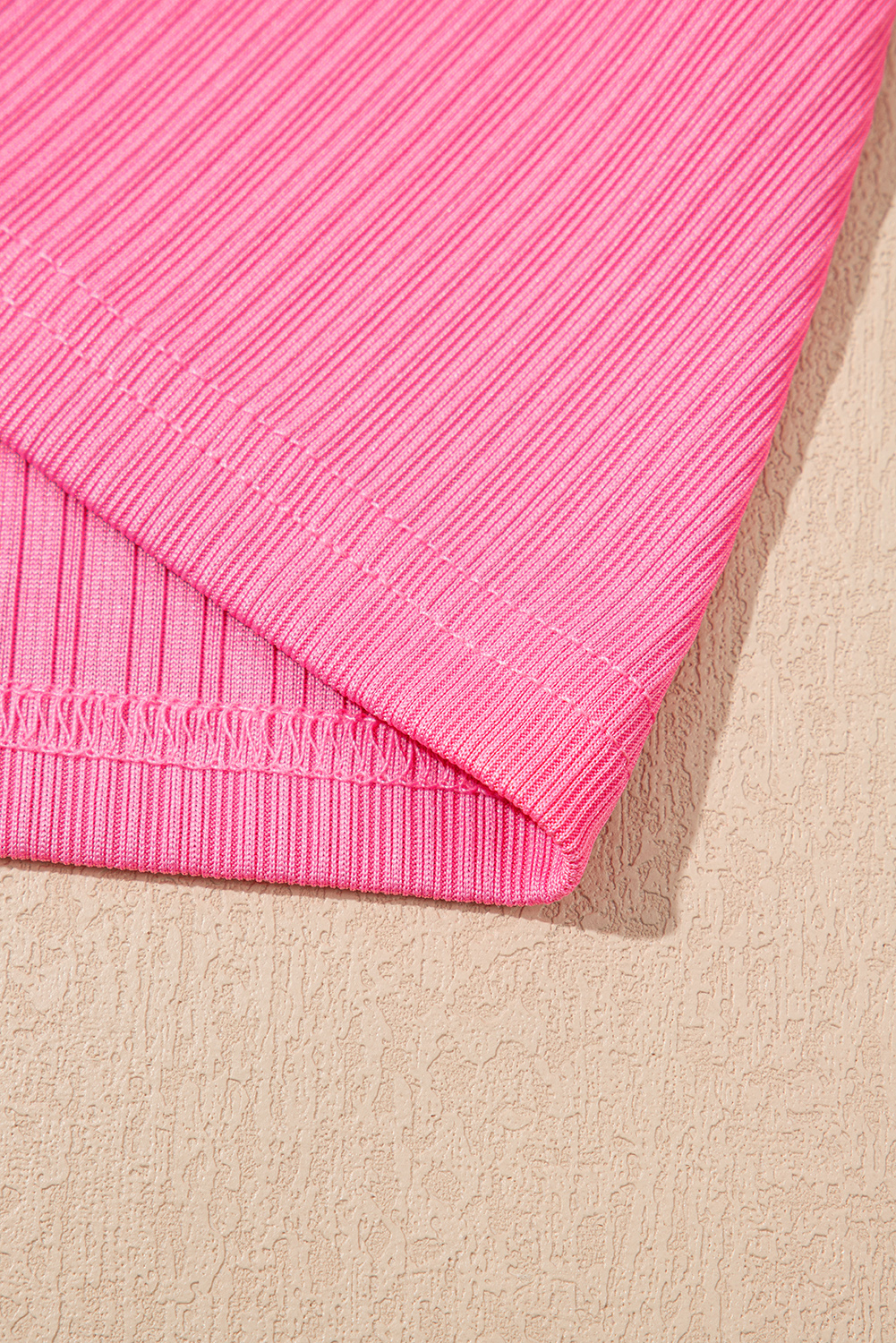 Pink Ruffle Trim Crop Vest Set, High Waist Midi Skirt Outfit - Detail View 11 Pink Ruffle Trim Crop Vest Set, High Waist Midi Skirt Outfit - Detail View 11