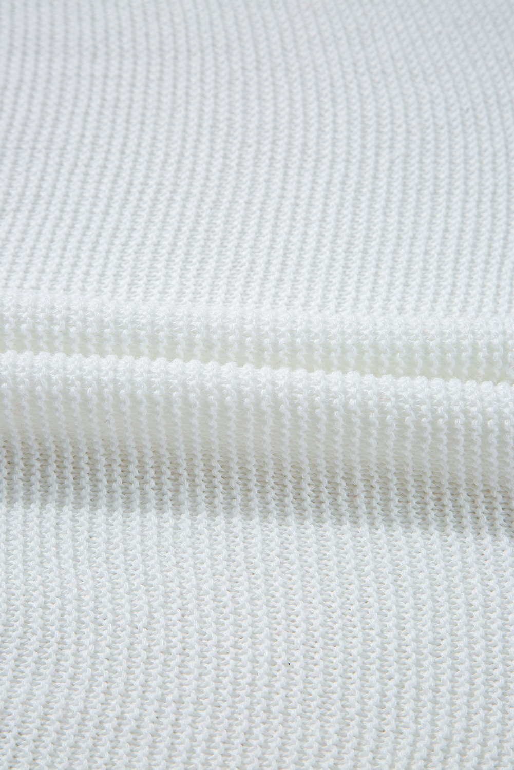 Stylish Jet Stream Solid Color Sweater Tee with Side Slits for Women - Detail View 13 Stylish Jet Stream Solid Color Sweater Tee with Side Slits for Women - Detail View 13
