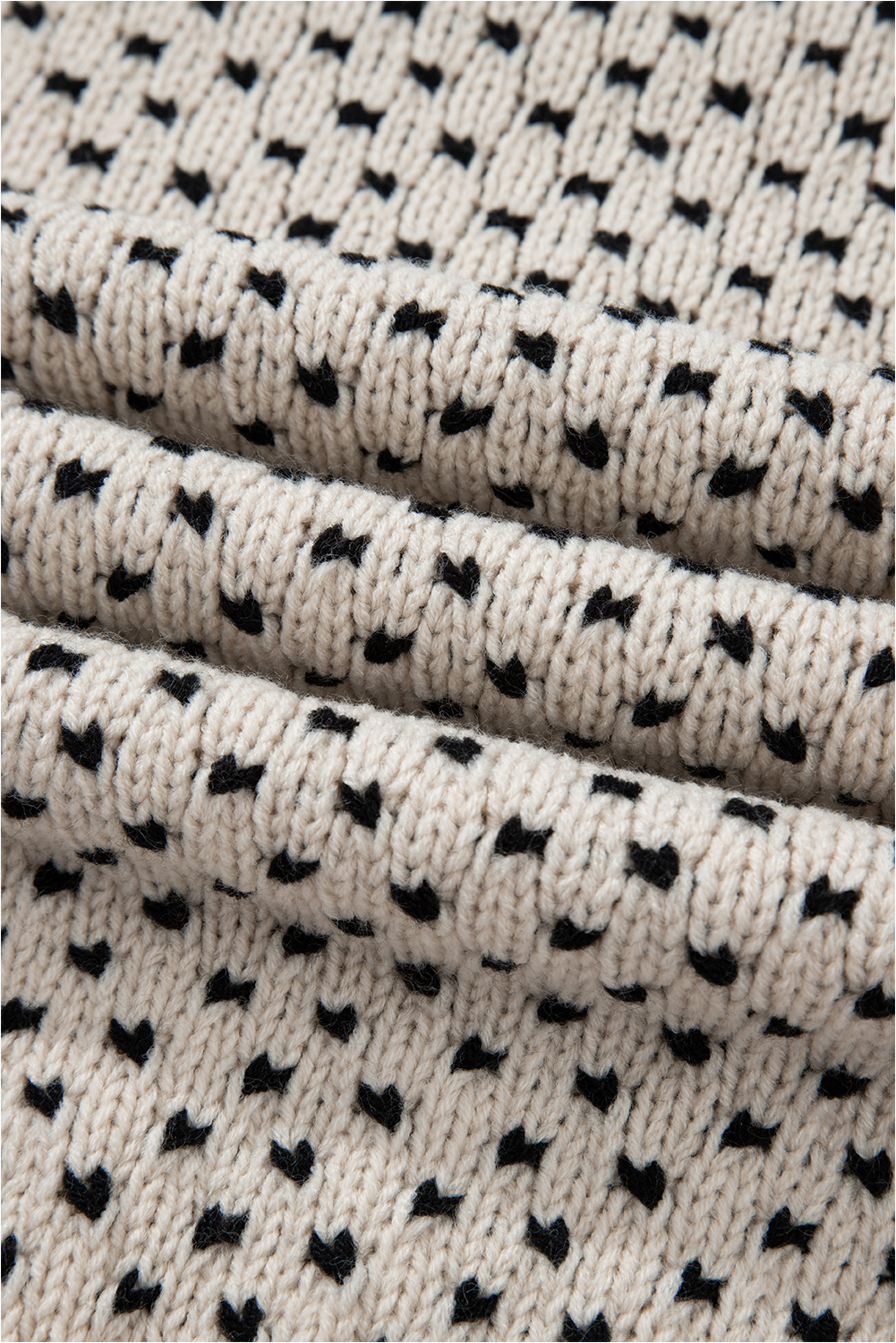 Stylish Long Sleeve Beige Sweater with Bow Detail - Perfect for Fall & Autumn - Detail View 14 Stylish Long Sleeve Beige Sweater with Bow Detail - Perfect for Fall & Autumn - Detail View 14