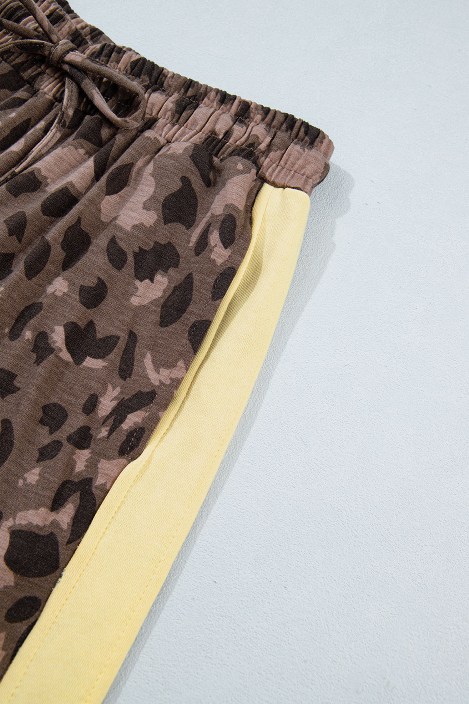 Women's Leopard Print Pant Set, Casual V Neck Lounge Wear - Detail View 13 Women's Leopard Print Pant Set, Casual V Neck Lounge Wear - Detail View 13