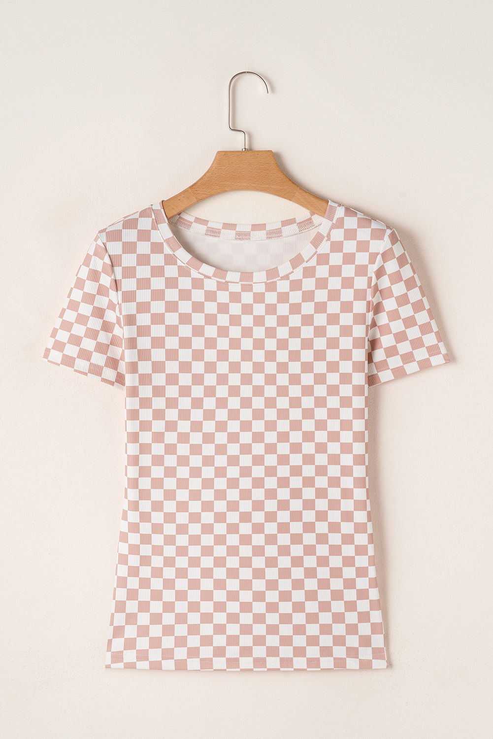 Flattering Slim Fit Crew Neck Tee - Perfect for Daily and Casual Occasions - Detail View 3 Flattering Slim Fit Crew Neck Tee - Perfect for Daily and Casual Occasions - Detail View 3