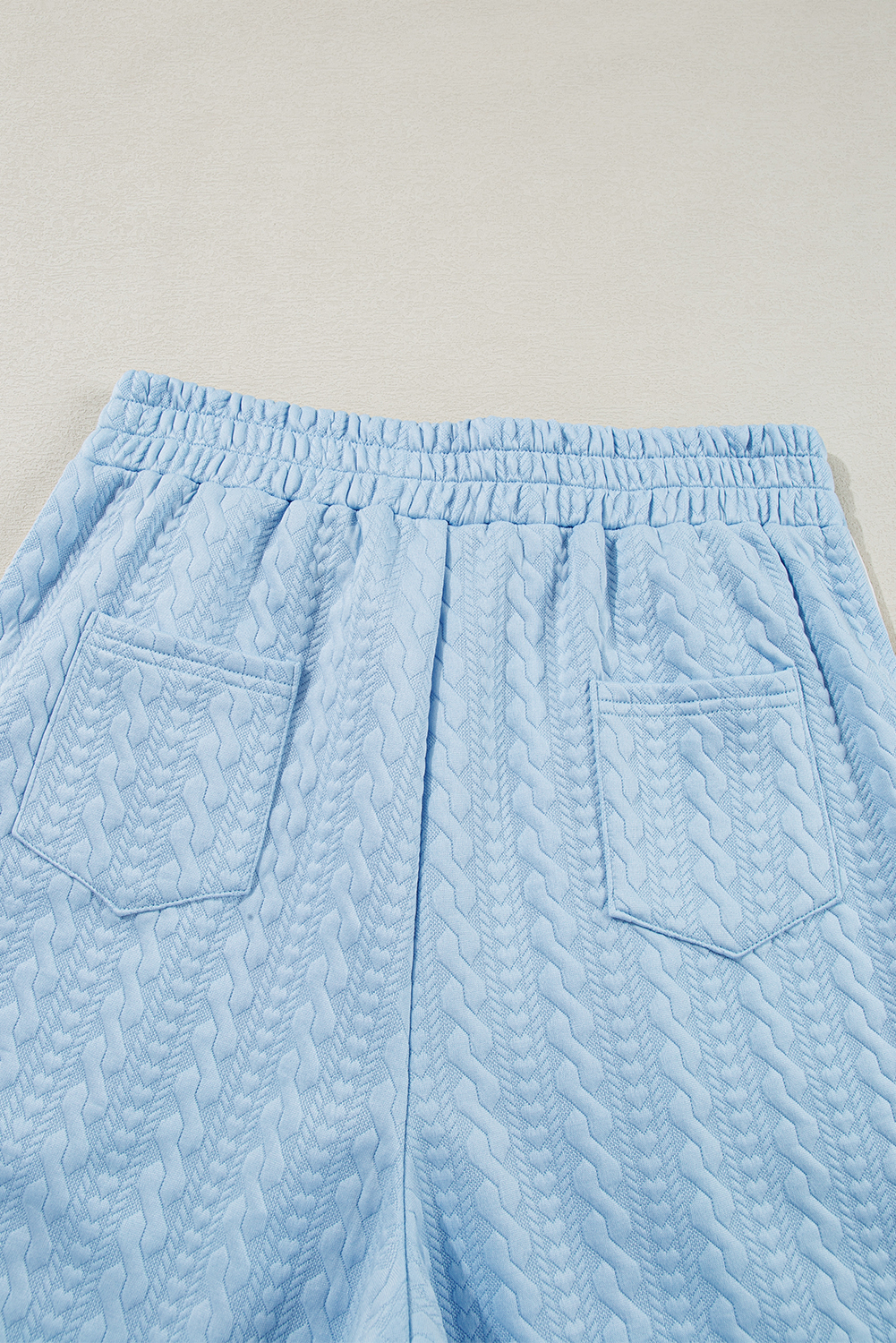 Chic and Casual Two-Piece Set: Sleeveless Tank Top with Colorblock Edges and High Waisted Wide Leg Pants - Detail View 6 Chic and Casual Two-Piece Set: Sleeveless Tank Top with Colorblock Edges and High Waisted Wide Leg Pants - Detail View 6