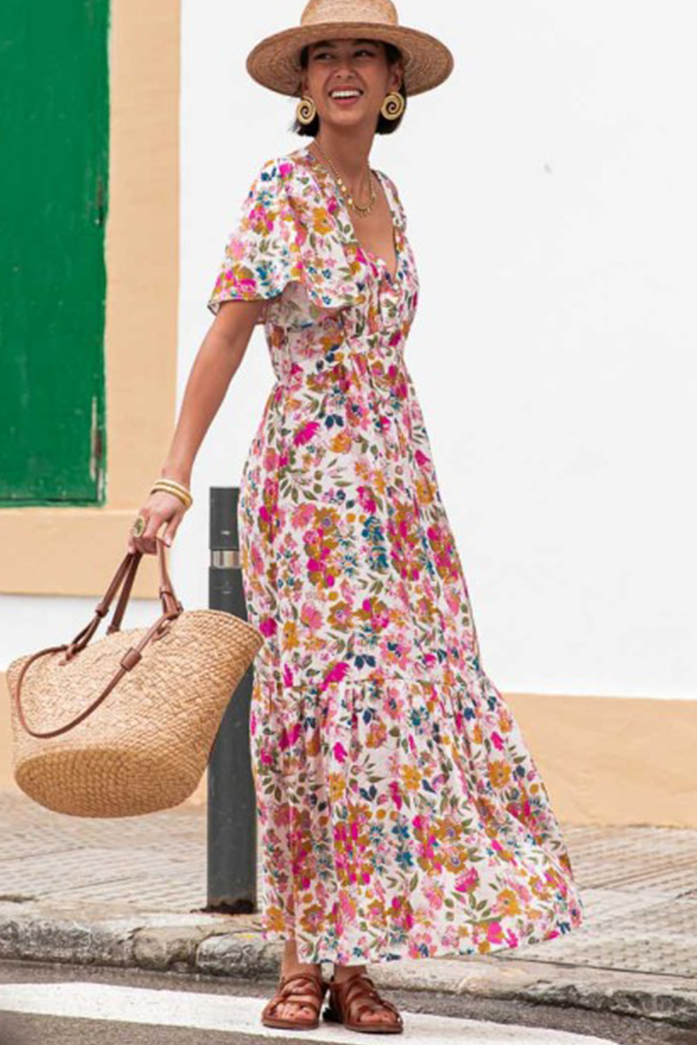 Trendy Fit and Flare High Waist Dress for Weddings, Vacations, and Daily Wear - Detail View 15 Trendy Fit and Flare High Waist Dress for Weddings, Vacations, and Daily Wear - Detail View 15