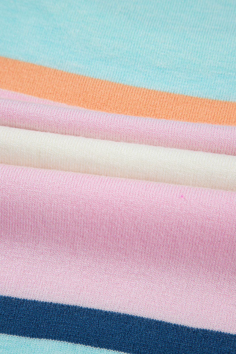 Women's Sweater, Multicolor, Color Block, Flutter Sleeve, Short Sleeve, Casual Style, Summer Knit, Soft and Breathable, Unique Design, Eye-Catching, Comfortable Fit, Daily Wear, Tops, Short Sleeve Sweaters - Detail View 12 Women's Sweater, Multicolor, Color Block, Flutter Sleeve, Short Sleeve, Casual Style, Summer Knit, Soft and Breathable, Unique Design, Eye-Catching, Comfortable Fit, Daily Wear, Tops, Short Sleeve Sweaters - Detail View 12