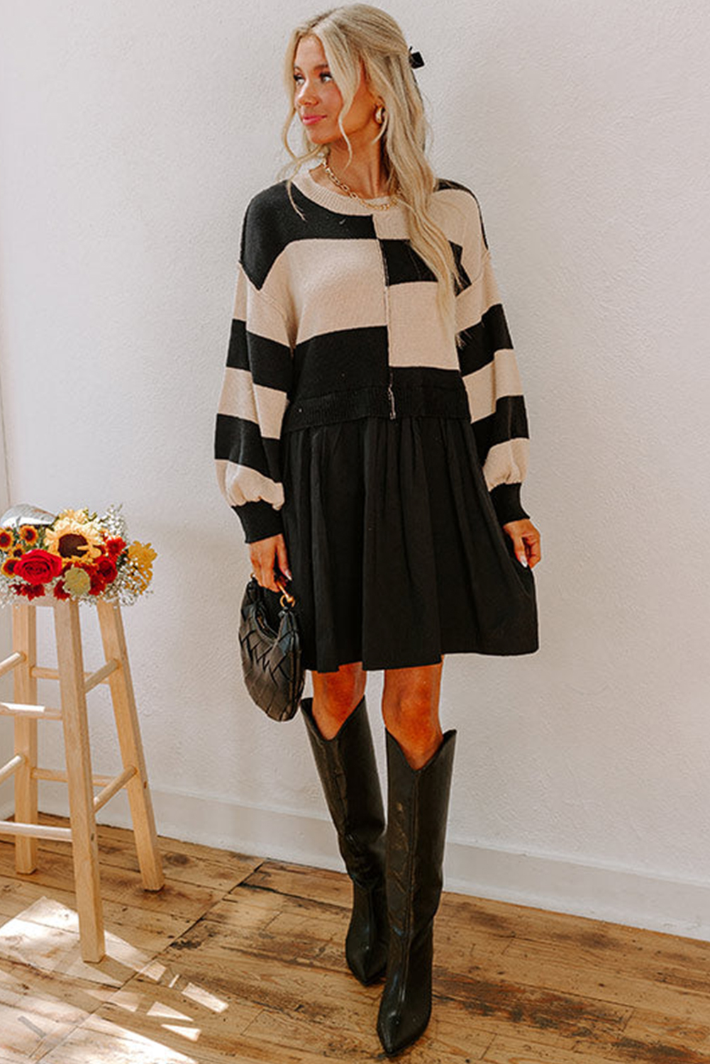 Chic and Comfortable Shift Dress - Perfect for Daily Wear in Fall & Autumn - Detail View 7 Chic and Comfortable Shift Dress - Perfect for Daily Wear in Fall & Autumn - Detail View 7