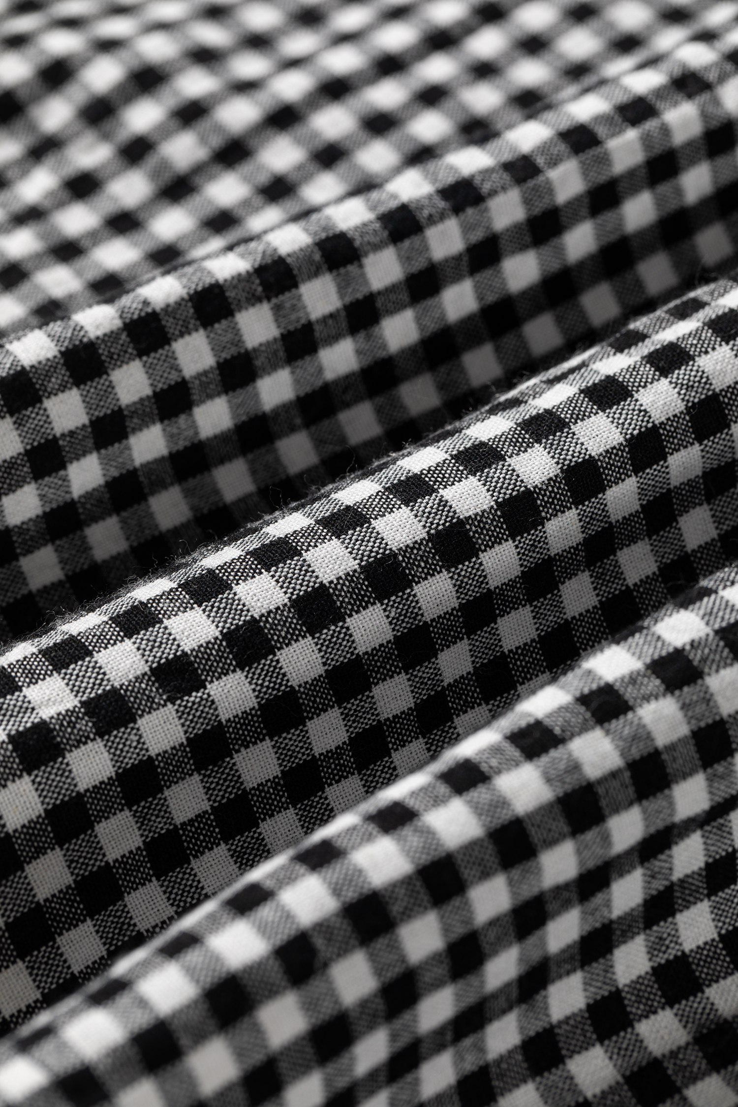 Cotton Plaid Women's Blouse, Shirred Cuff Autumn Top - Detail View 12 Cotton Plaid Women's Blouse, Shirred Cuff Autumn Top - Detail View 12