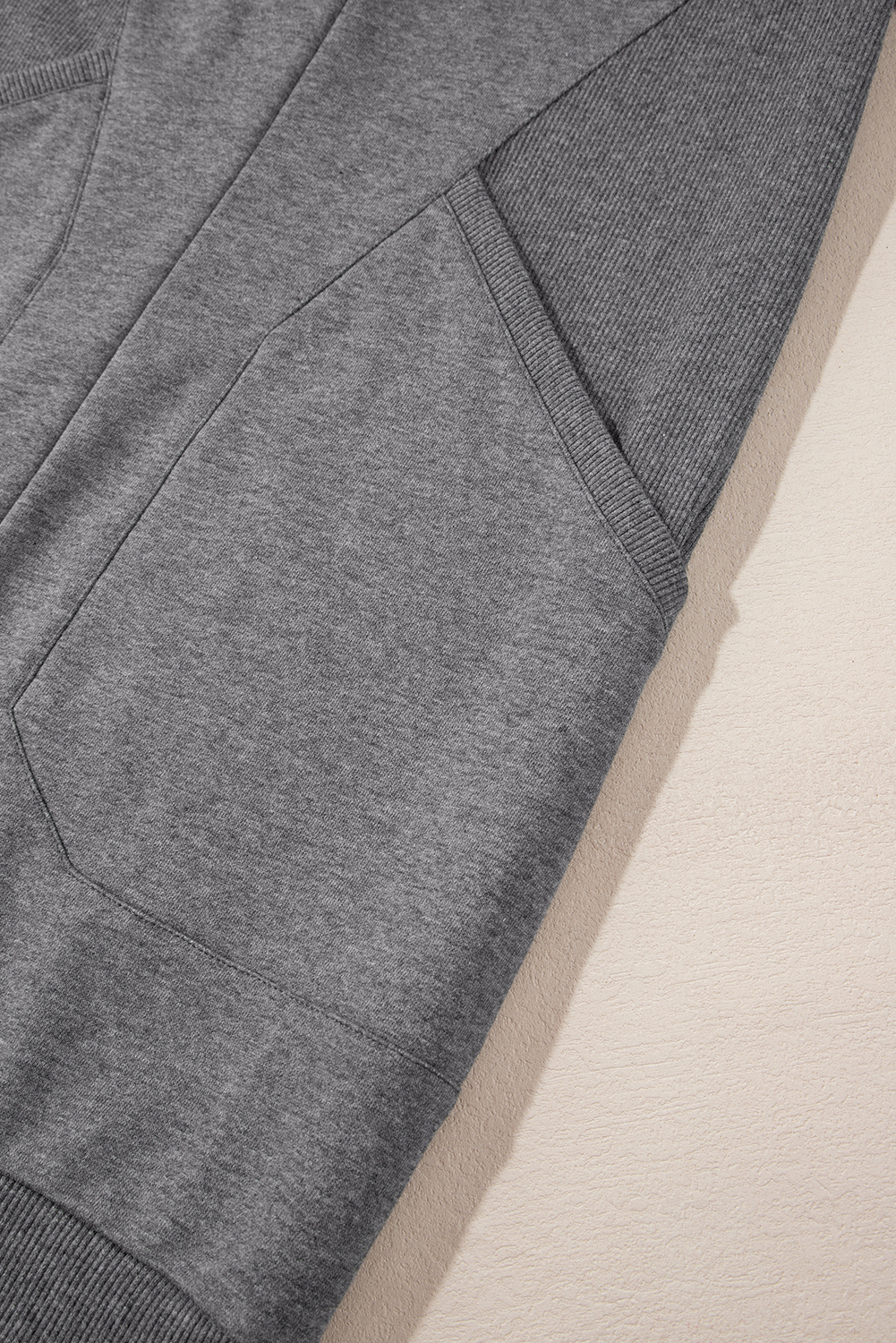 Women's Short Sheath Sweatshirt Dress – Dark Grey Collared Style for Autumn Outings - Detail View 18 Women's Short Sheath Sweatshirt Dress – Dark Grey Collared Style for Autumn Outings - Detail View 18