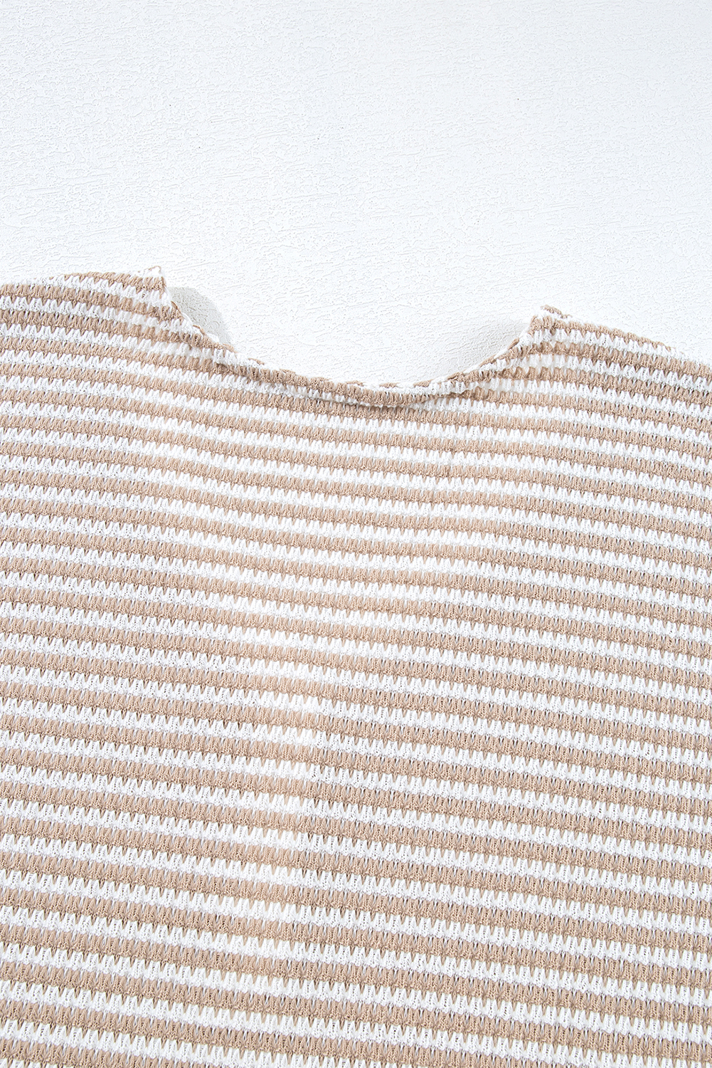 Versatile Buttoned Front V Neck Tee - Classic Striped Pattern for Summer - Detail View 19 Versatile Buttoned Front V Neck Tee - Classic Striped Pattern for Summer - Detail View 19
