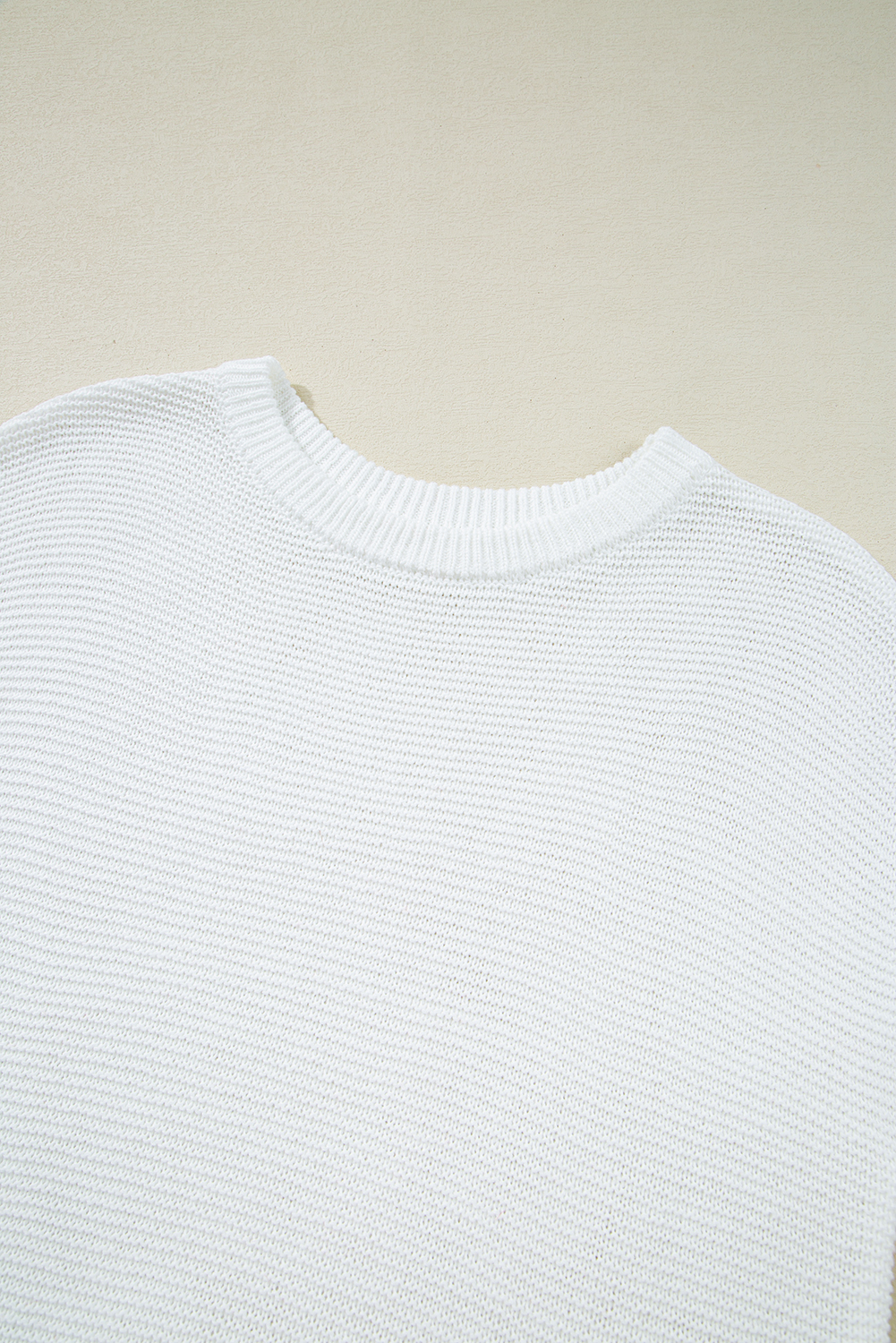 Versatile Women's Knitted T-Shirt in Soft Fabric - Daily Wear with Side Slit Detail - Detail View 11 Versatile Women's Knitted T-Shirt in Soft Fabric - Daily Wear with Side Slit Detail - Detail View 11