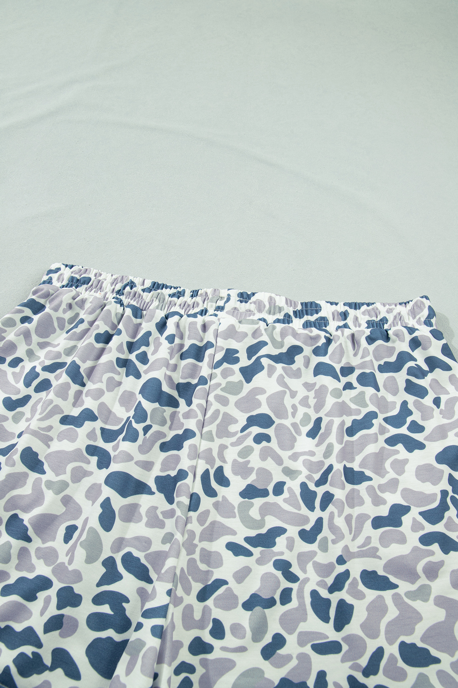 Women's Camouflage Shift Short Set – Comfortable Multicolour V Neck Tee and High Waist Shorts for Summer - Detail View 15 Women's Camouflage Shift Short Set – Comfortable Multicolour V Neck Tee and High Waist Shorts for Summer - Detail View 15