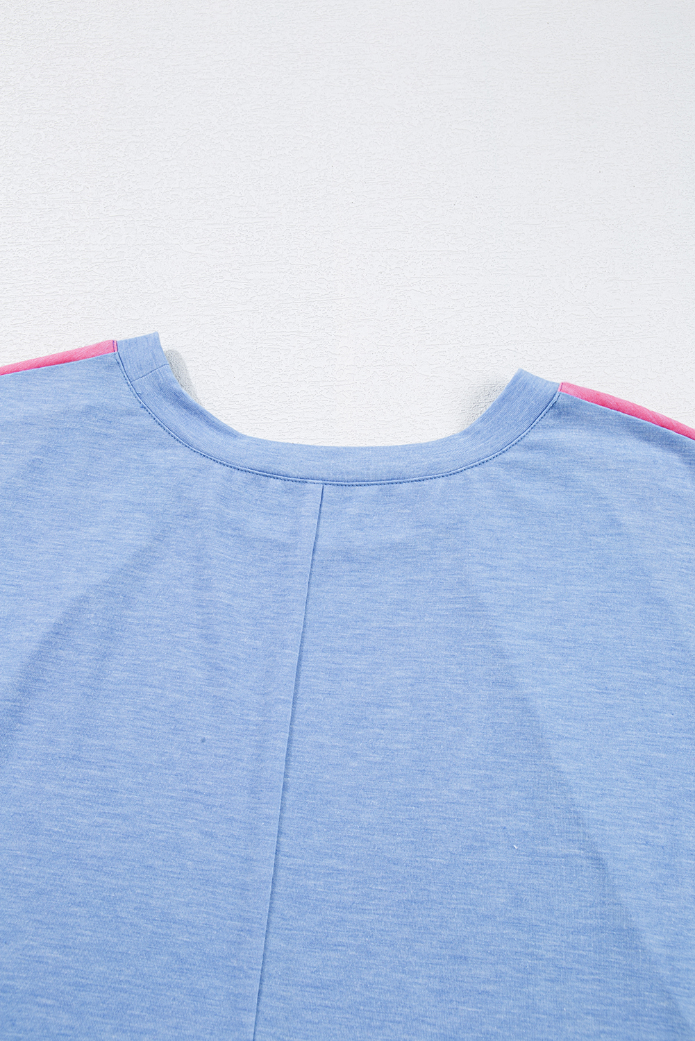 Soft and Breathable Sky Blue Plus Size T-Shirt for Daily Wear - Casual Elegance - Detail View 11 Soft and Breathable Sky Blue Plus Size T-Shirt for Daily Wear - Casual Elegance - Detail View 11