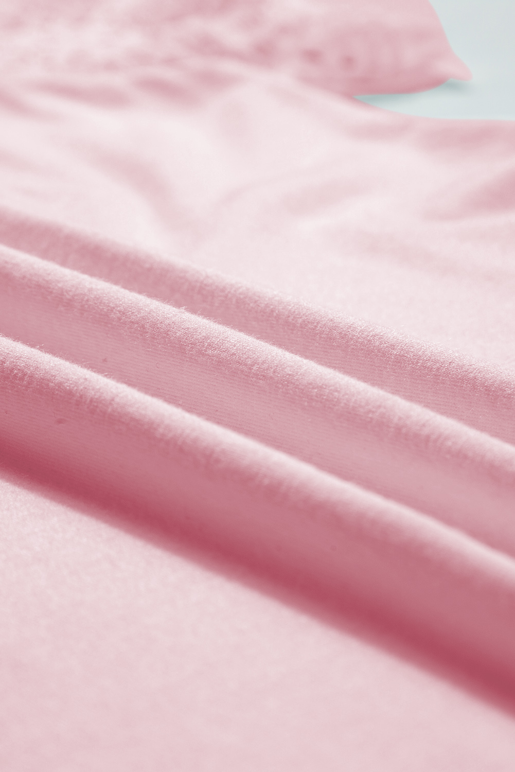 Casual Pink Lace Raglan Sleeve Top for Women – Trendy Shift Tee for Everyday Comfort - Detail View 9 Casual Pink Lace Raglan Sleeve Top for Women – Trendy Shift Tee for Everyday Comfort - Detail View 9