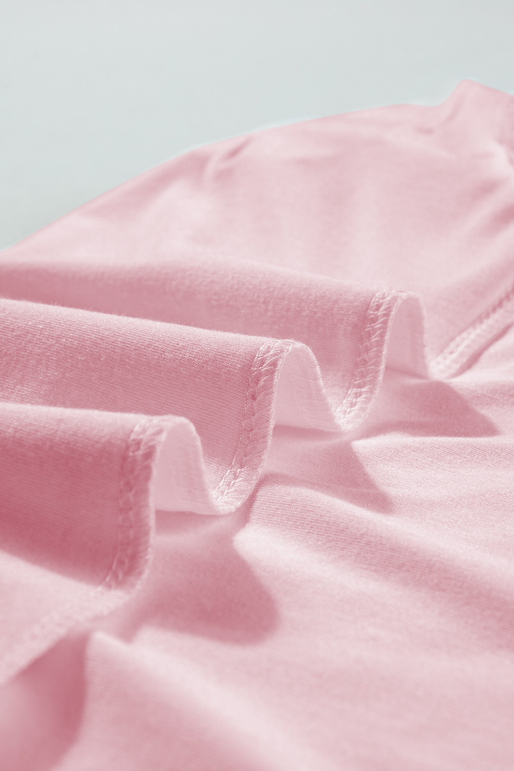 Chic Pink Seamed Detail Lace Tee for Women – Perfect for Daily Wear and Outings - Detail View 14 Chic Pink Seamed Detail Lace Tee for Women – Perfect for Daily Wear and Outings - Detail View 14