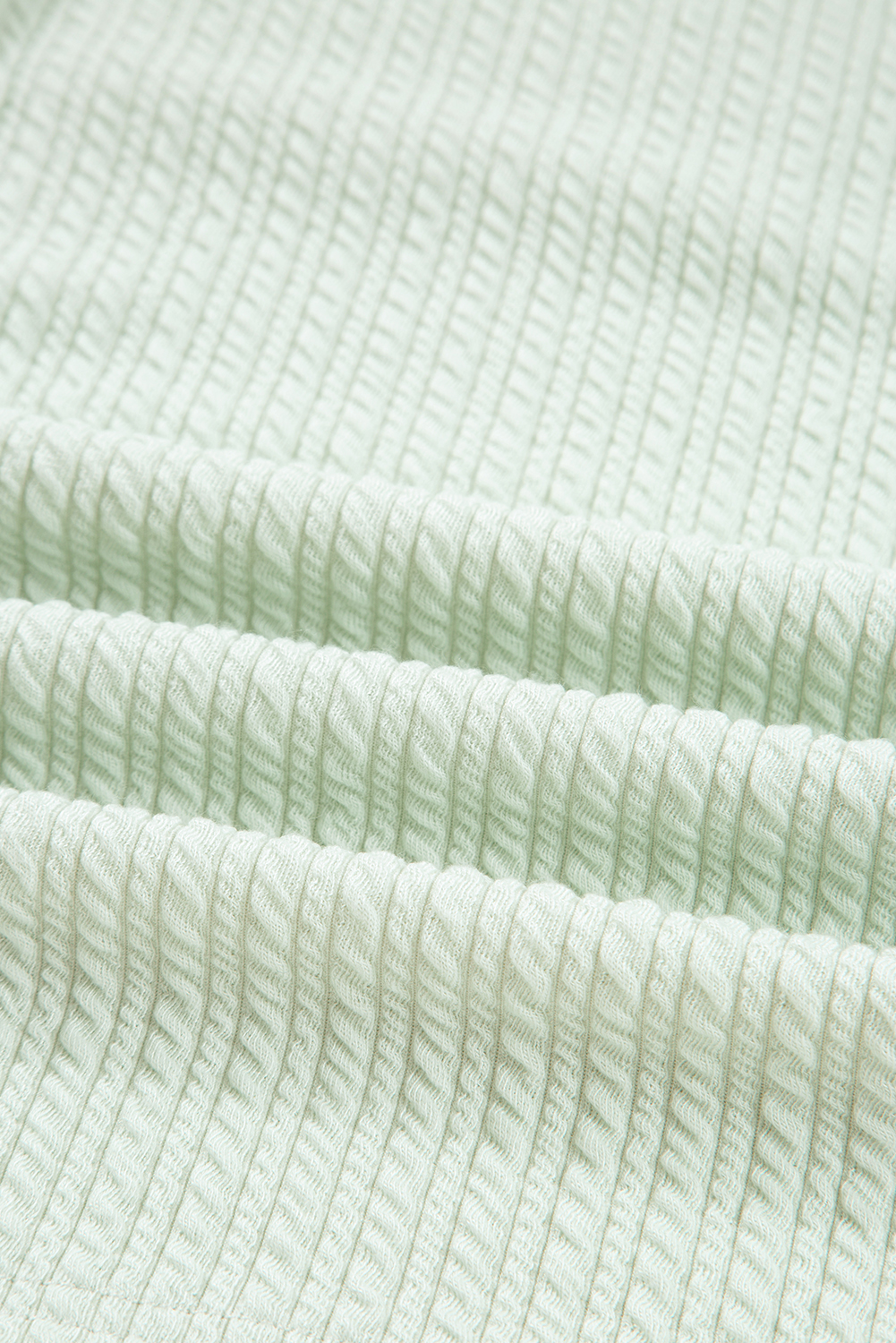 Versatile Solid Color Outfit: Clearly Aqua Top and Bottom Set for Beach, Vacation, and Everyday Style - Detail View 11 Versatile Solid Color Outfit: Clearly Aqua Top and Bottom Set for Beach, Vacation, and Everyday Style - Detail View 11