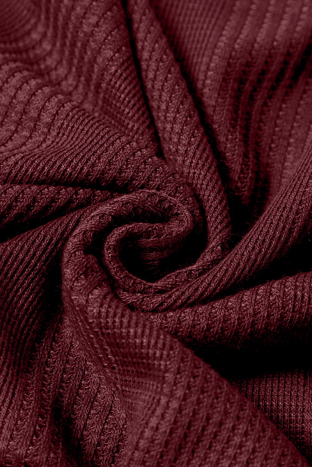 Stylish Women's Two Piece Set: Sleeveless Ruffle Tank and Wide Leg Pants in Red Dahlia - Detail View 22 Stylish Women's Two Piece Set: Sleeveless Ruffle Tank and Wide Leg Pants in Red Dahlia - Detail View 22