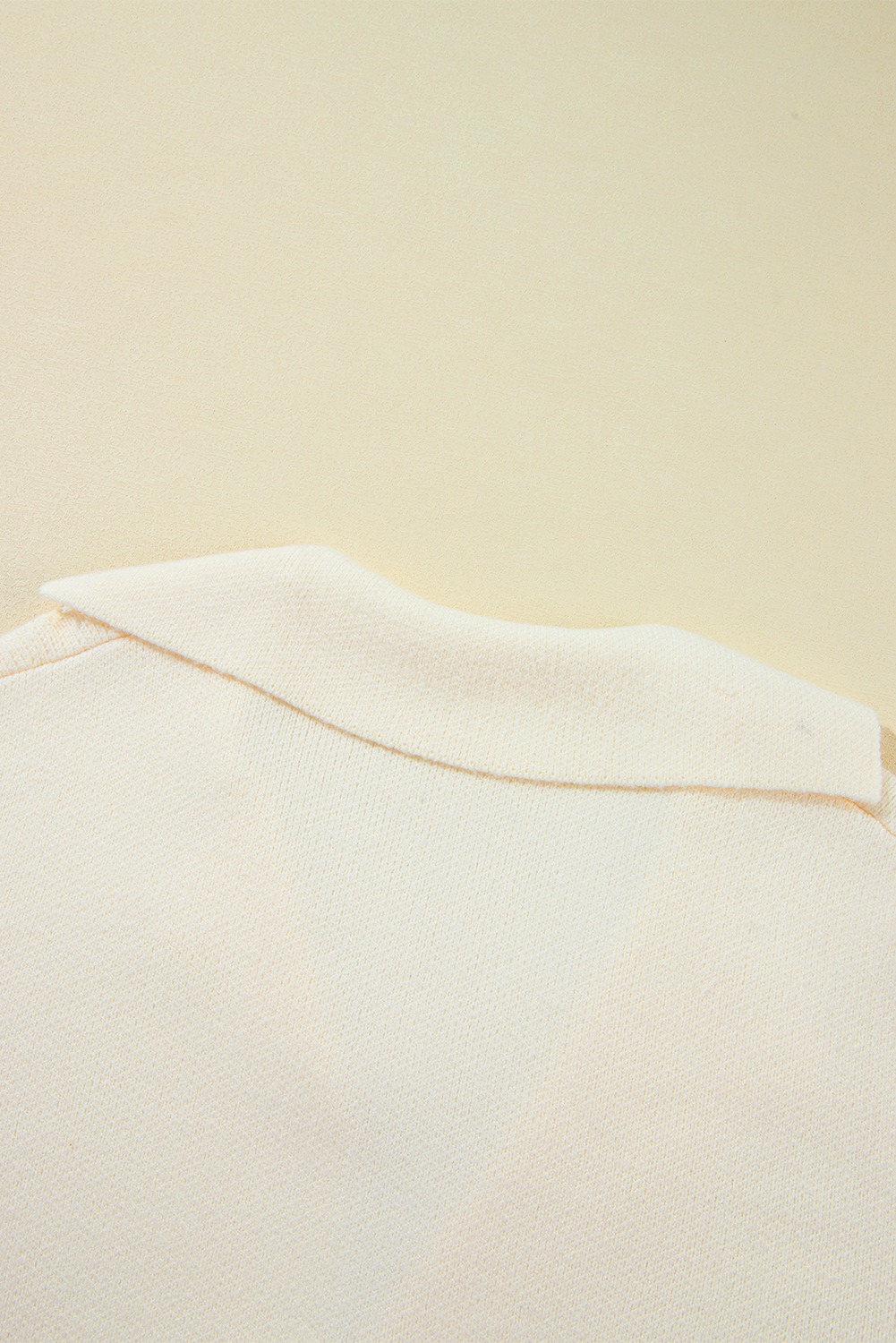 Women's Beige Knit Lapel Collar Cardigan – Casual Fall Layering Essential - Detail View 28 Women's Beige Knit Lapel Collar Cardigan – Casual Fall Layering Essential - Detail View 28